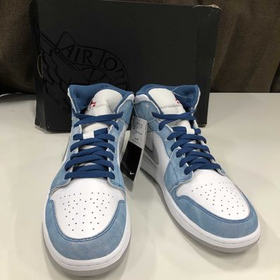 Nike Air Jordan 1 Mid SE "White/Hyper Royal/Red"