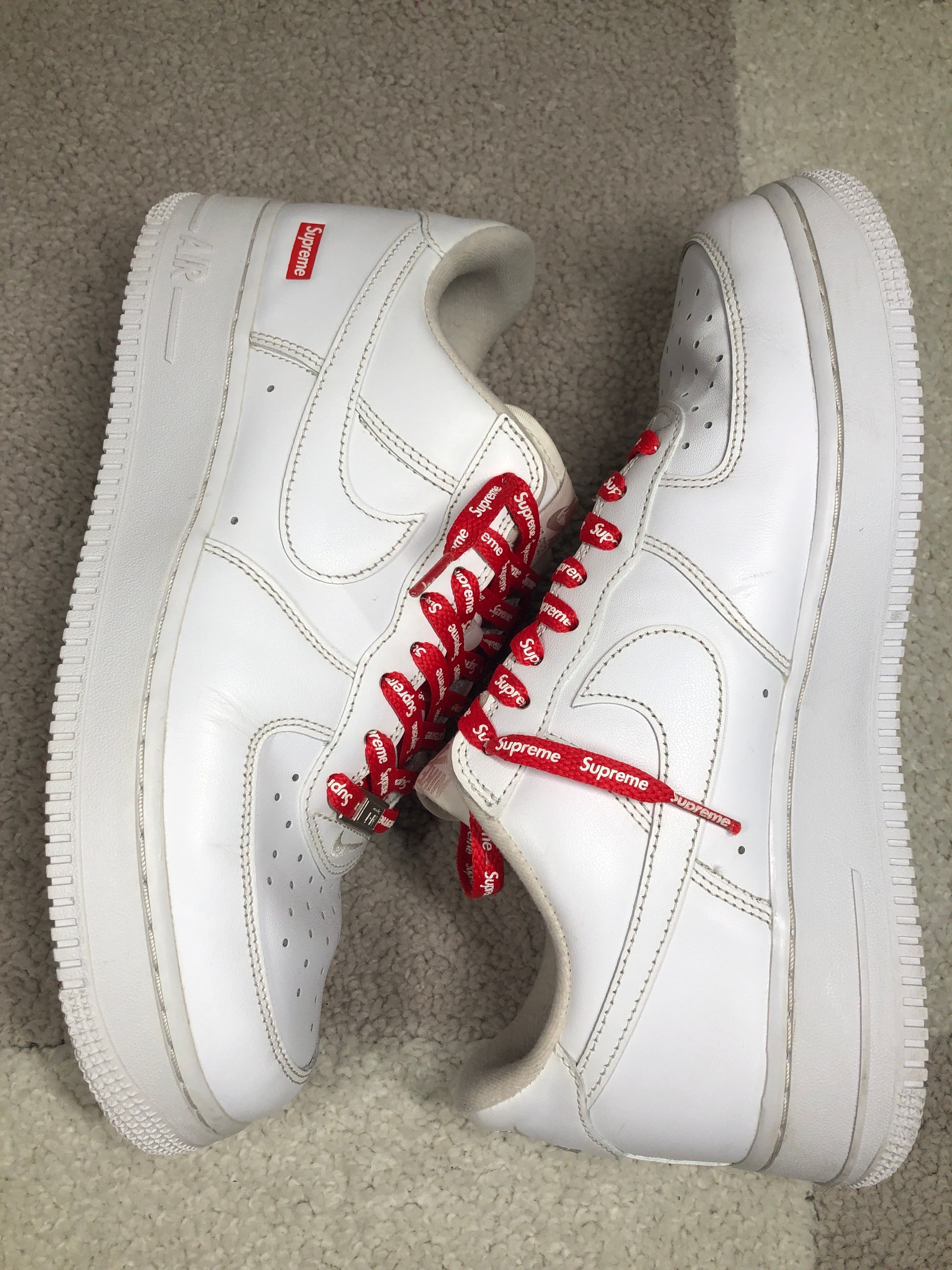 Supreme × Nike Air Force 1 Low "White"