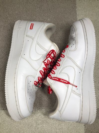 Supreme × Nike Air Force 1 Low "White"