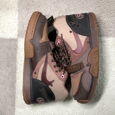 Travis Scott x Nike Air Trainer 1 SP "Archaeo Brown and Rust Pink"