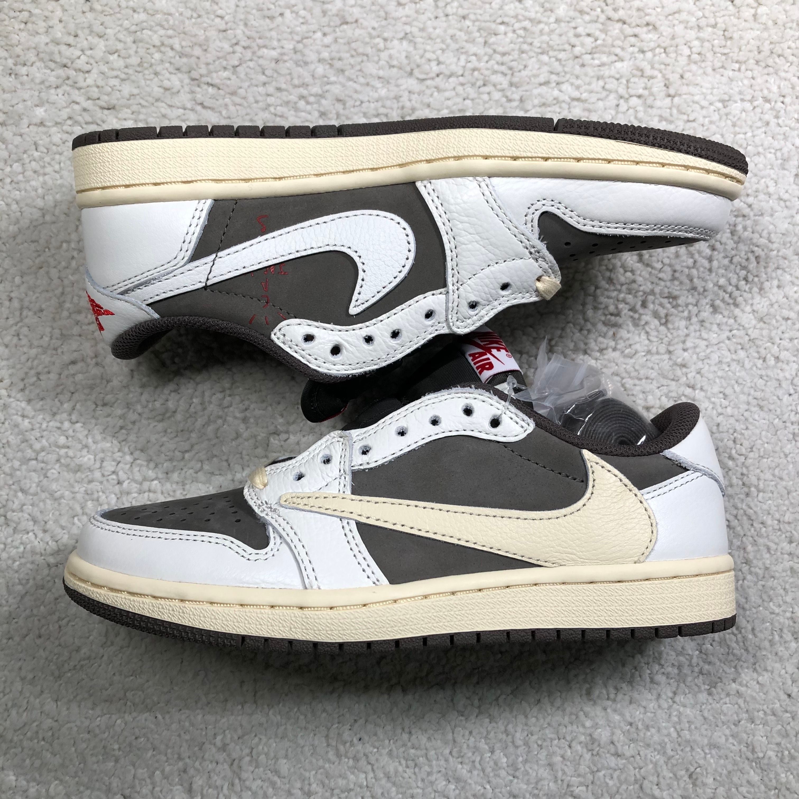 Travis Scott × Nike Air Jordan 1 Low OG SP "Reverse Mocha/Sail and Ridgerock"