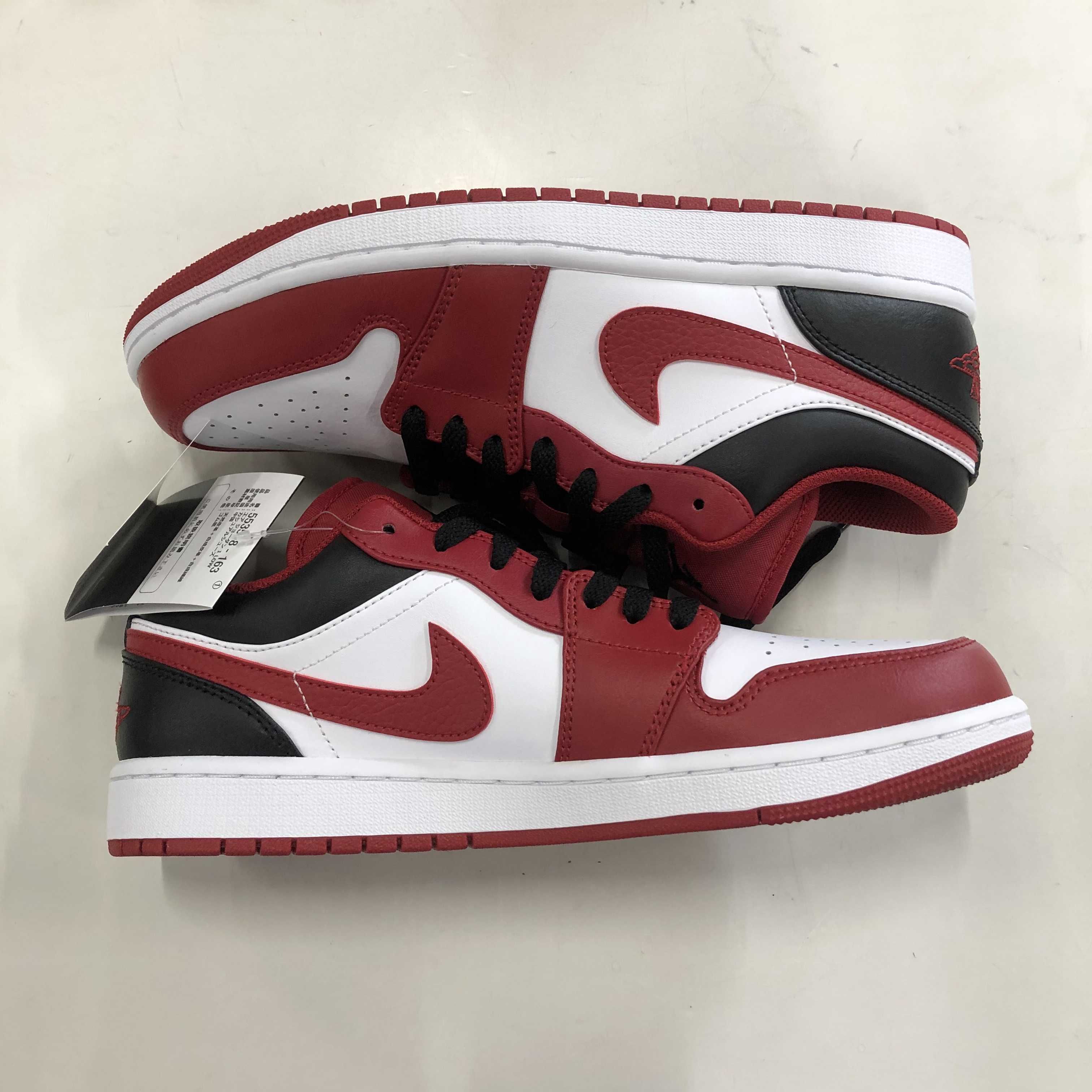 Nike Air Jordan 1 Low "White/Gym Red/Black"