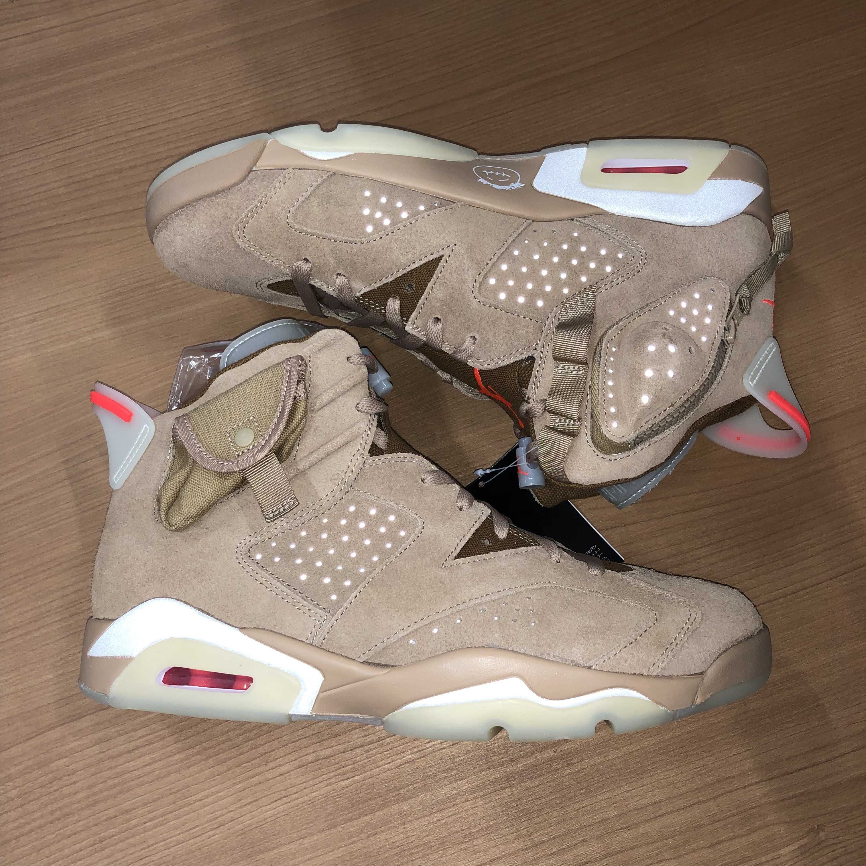 Travis Scott × Nike Air Jordan 6 "British Khaki"
