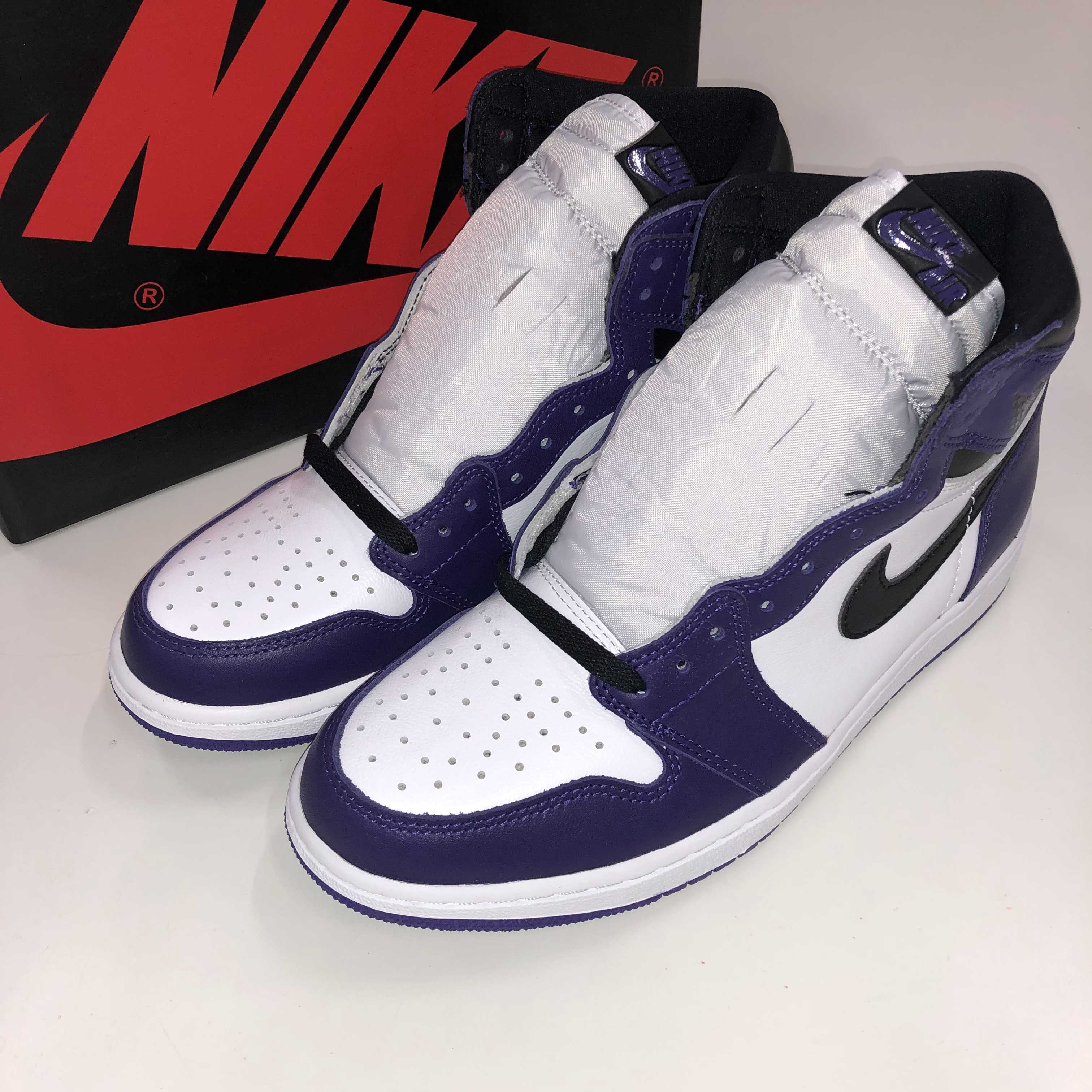Nike Air Jordan 1 Retro High OG "Court Purple White/Black" (2020)