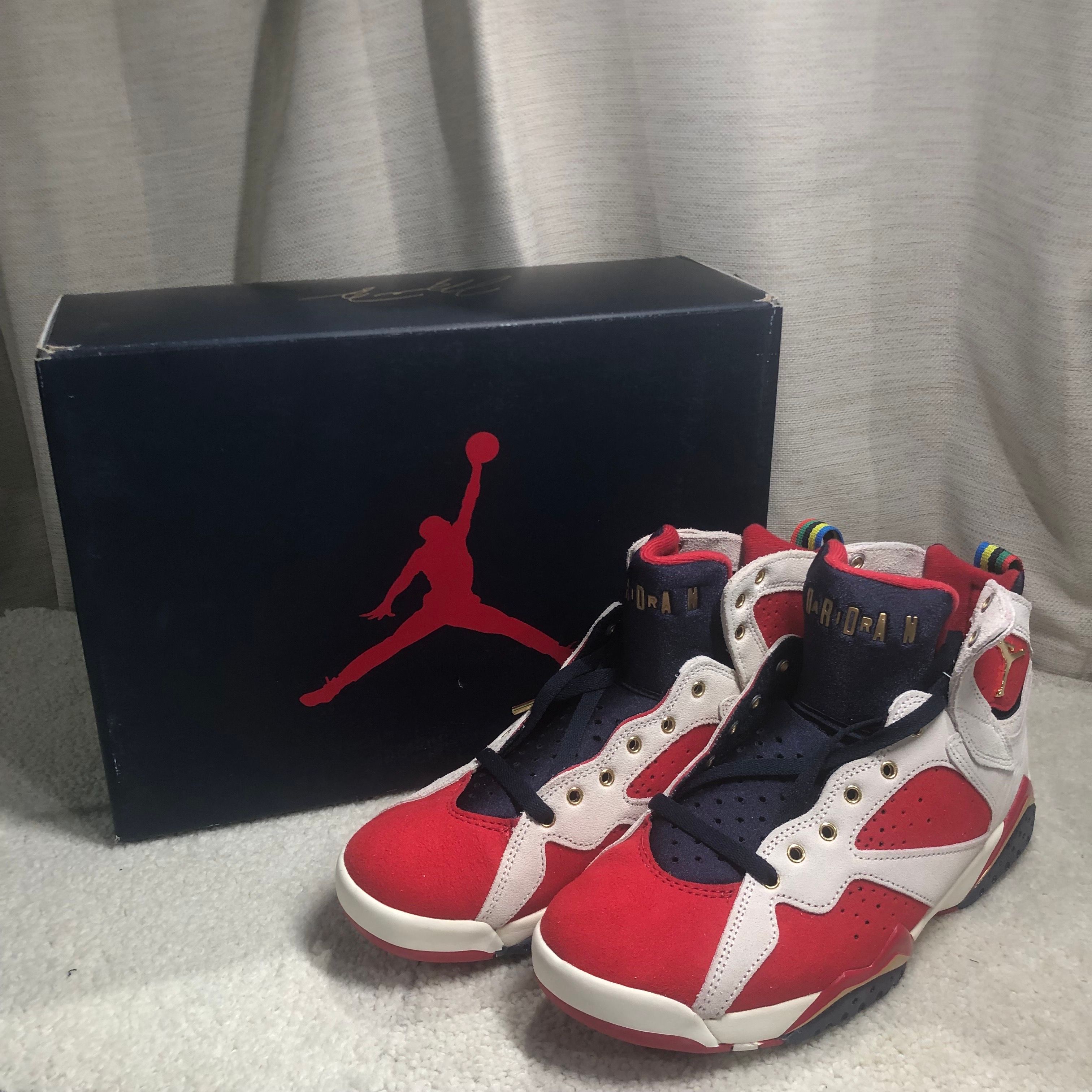 Trophy Room × Nike Air Jordan 7 "True Red and Obsidian"