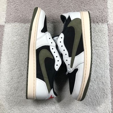 Travis Scott × Nike Women's Air Jordan 1 Low OG "Medium Olive"
