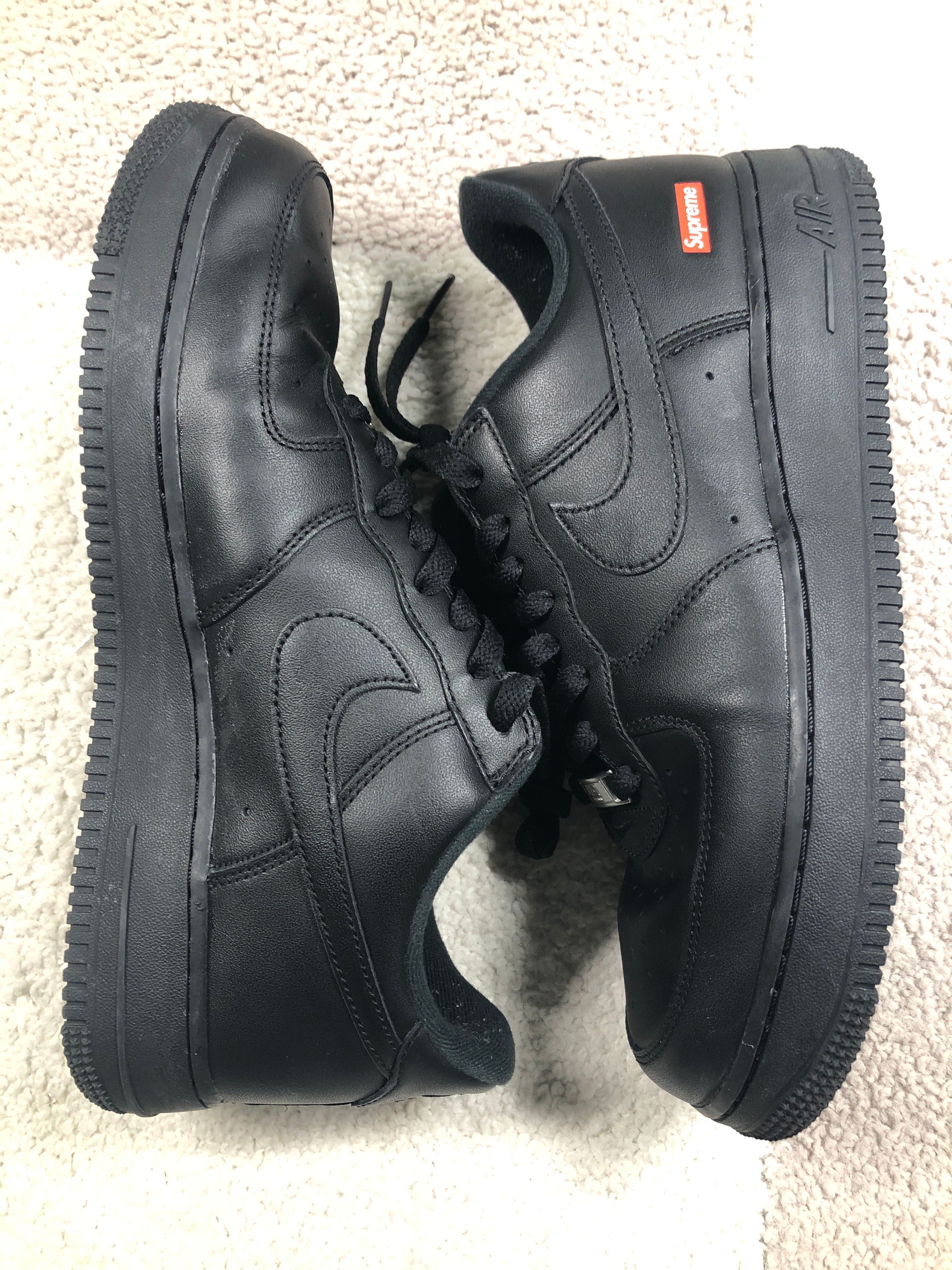 Supreme × Nike Air Force 1 Low "Black"