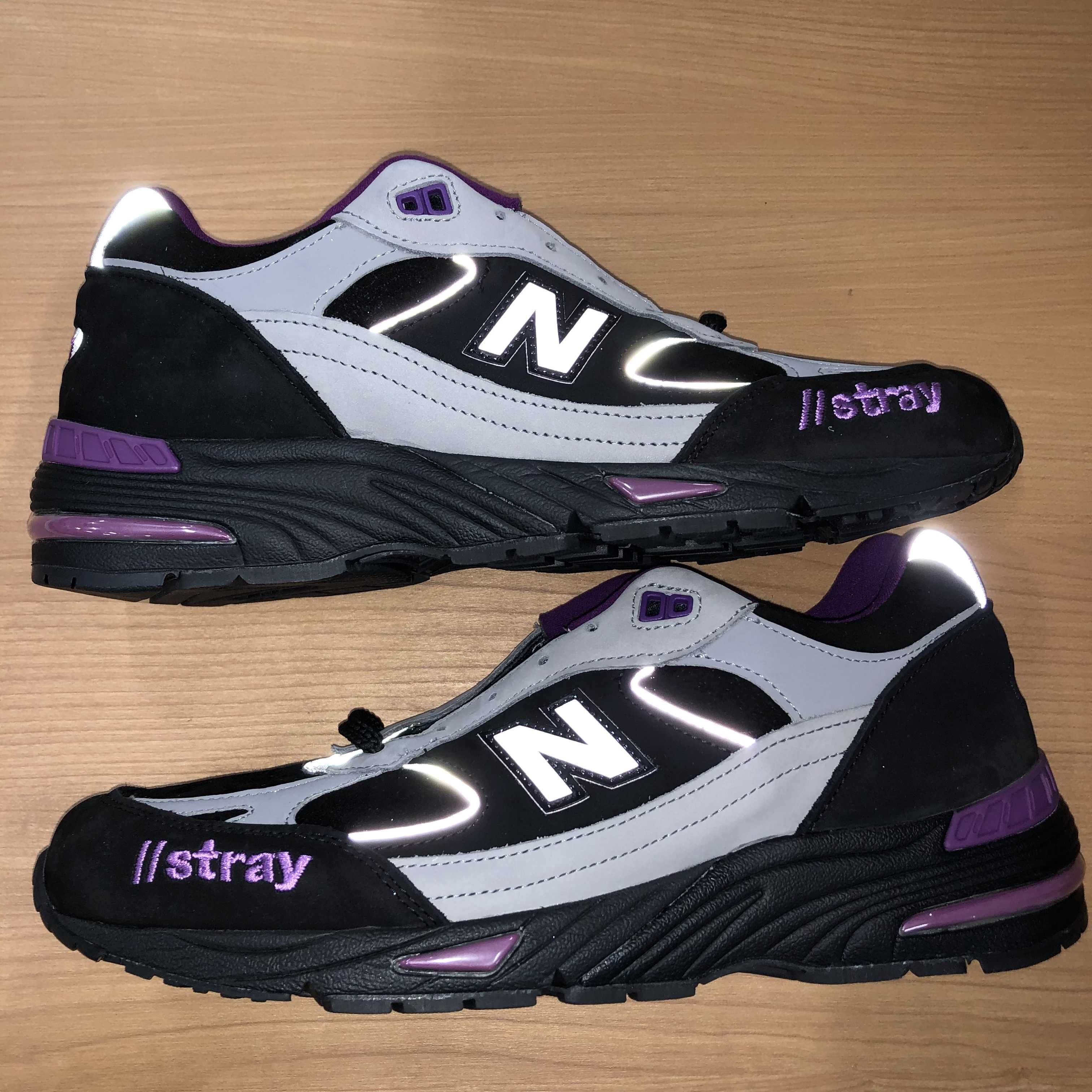 Stray Rats × New Balance 991 Made In England "Black"