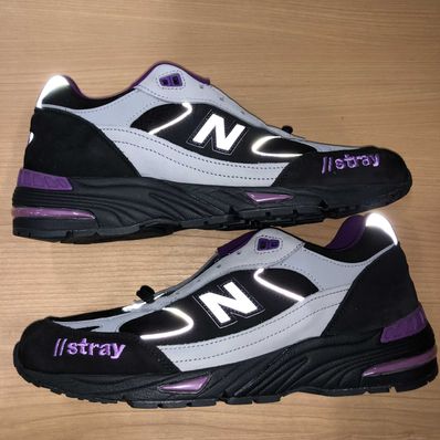 Stray Rats × New Balance 991 Made In England "Black"