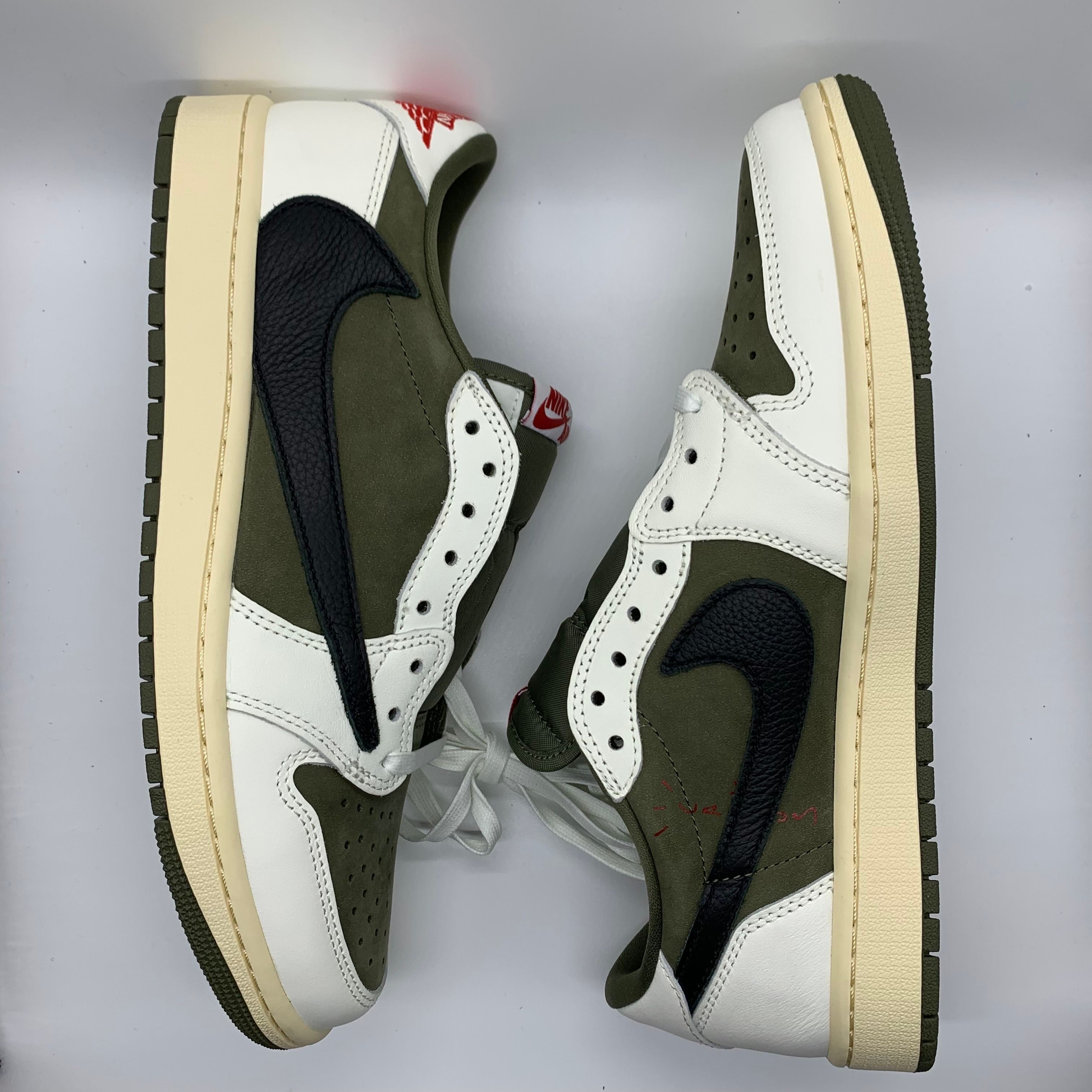 Travis Scott × Nike Air Jordan 1 Low OG SP "Reverse Olive"