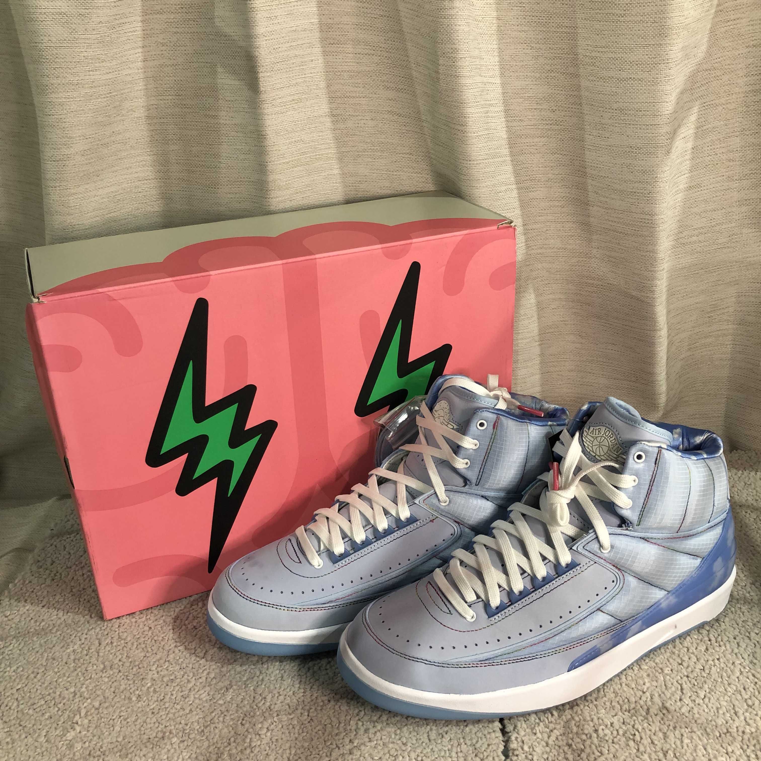 J Balvin × Nike Air Jordan 2 Retro SP "Celestine Blue/White/Multi Color"