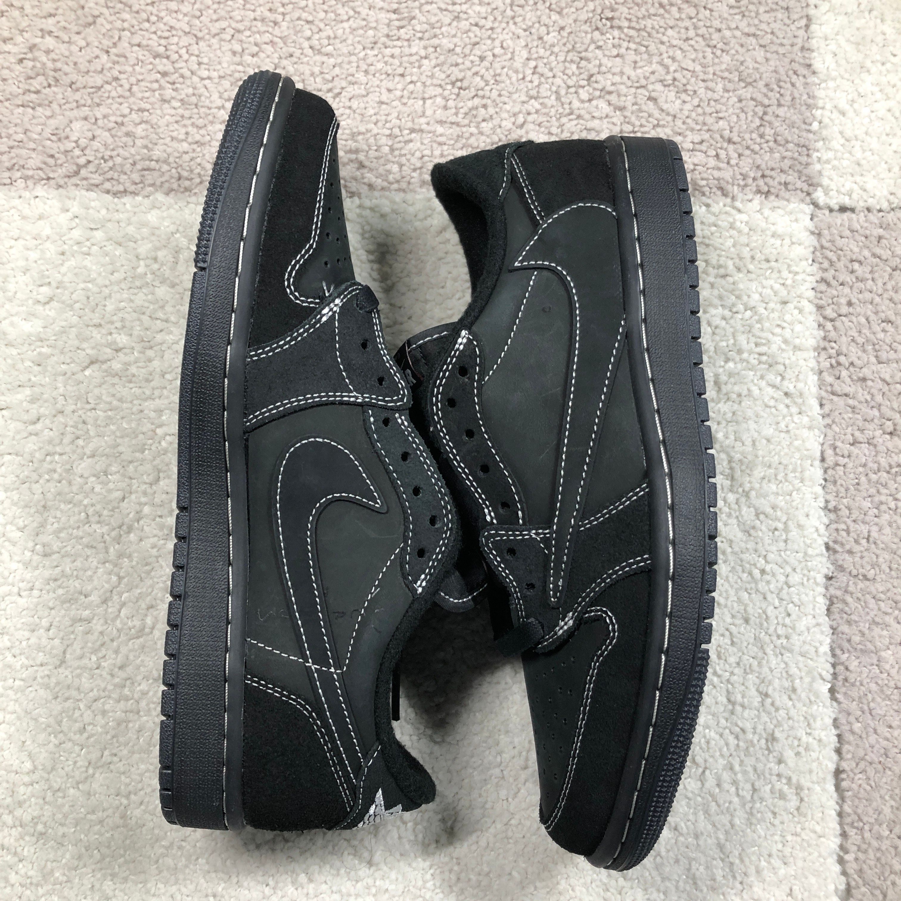 Travis Scott × Nike Air Jordan 1 Low OG SP "Black Phantom"