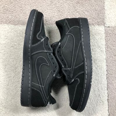 Travis Scott × Nike Air Jordan 1 Low OG SP "Black Phantom"