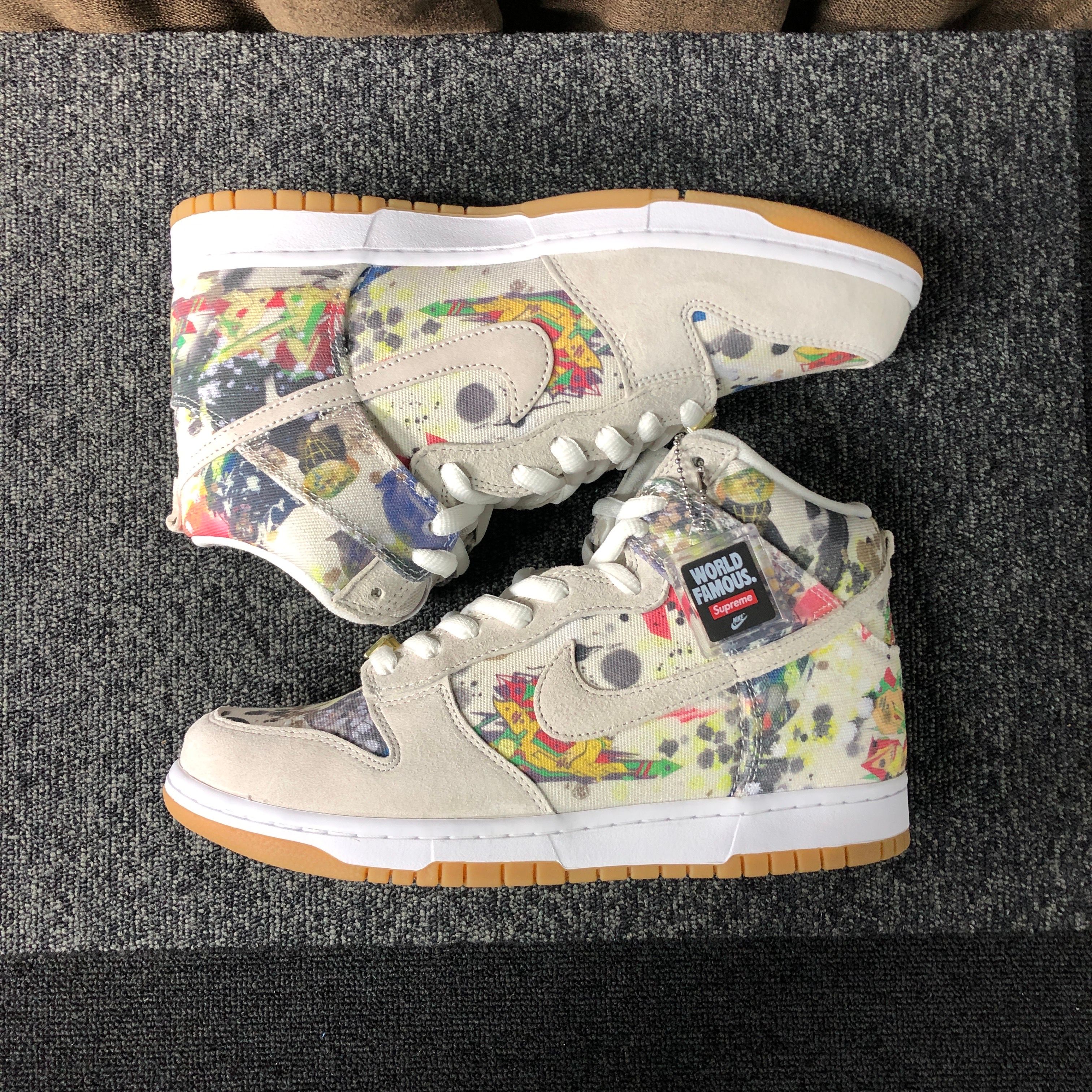 Supreme × Nike SB Dunk High "Rammellzee"