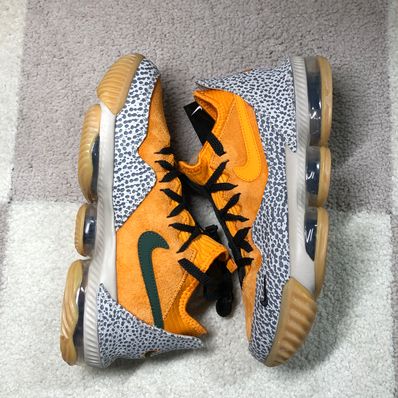 atmos × Nike LeBron 16 Low "Safari" (CD9471-800/CI3358-800)