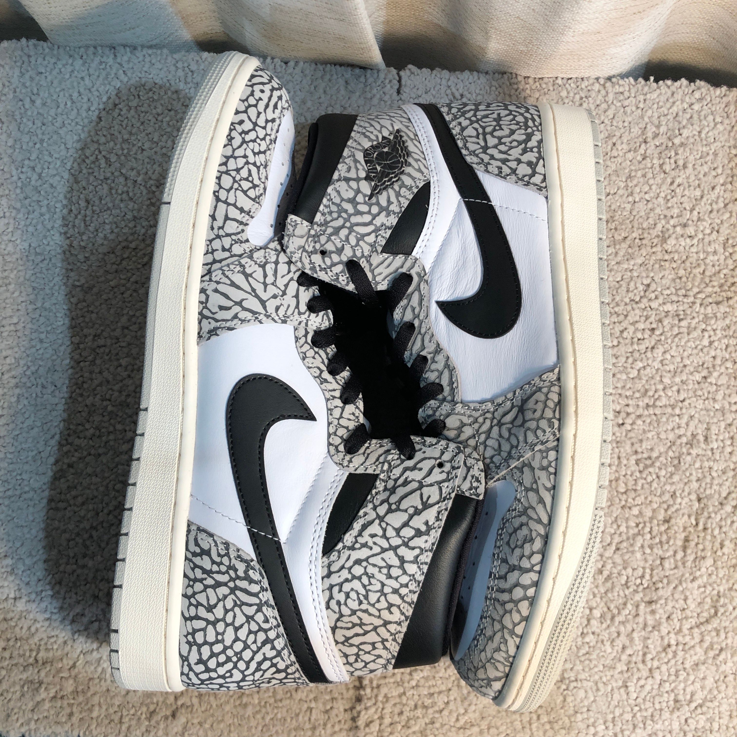 Nike Air Jordan 1 High OG "White Cement/Safari"