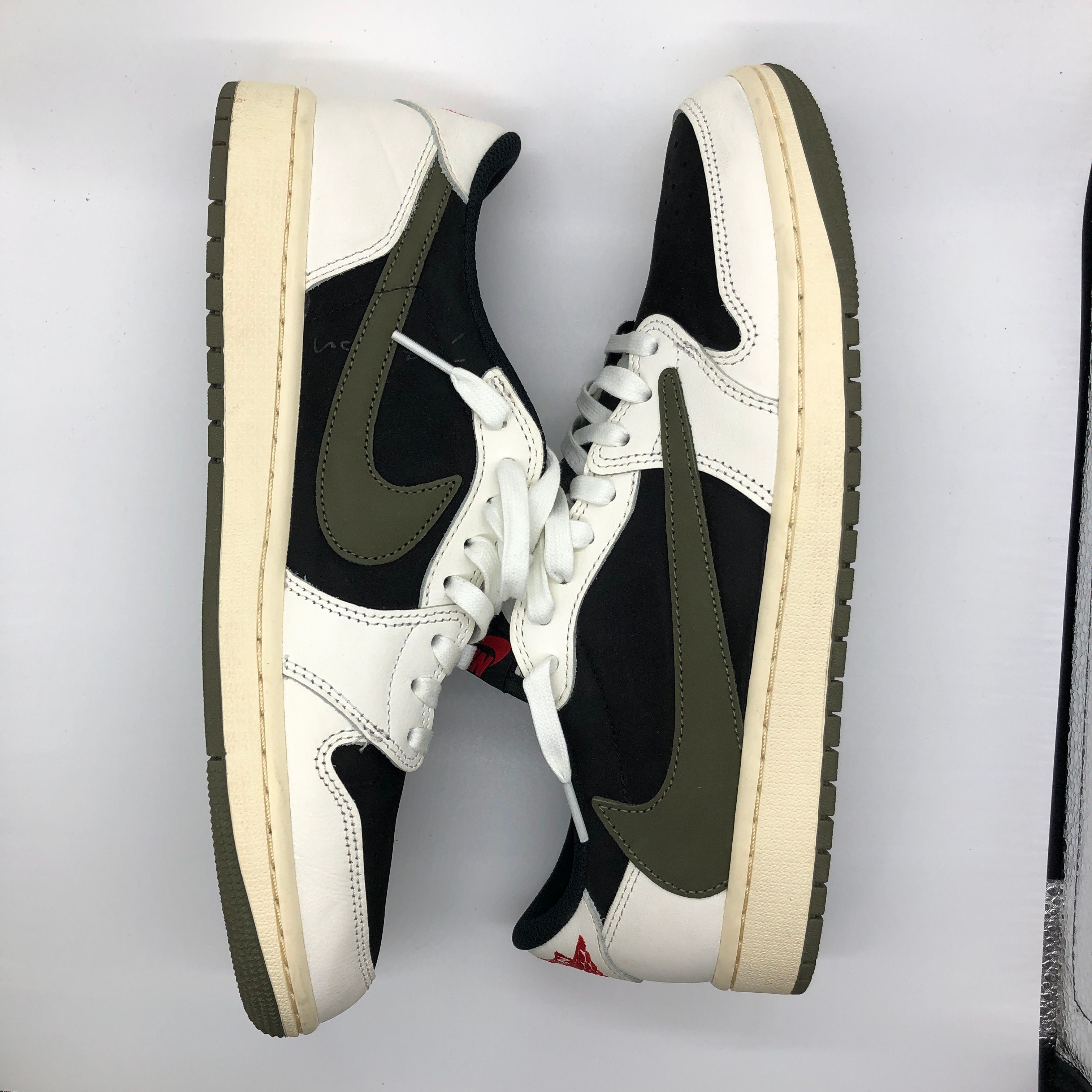 Travis Scott × Nike Women's Air Jordan 1 Low OG "Medium Olive"