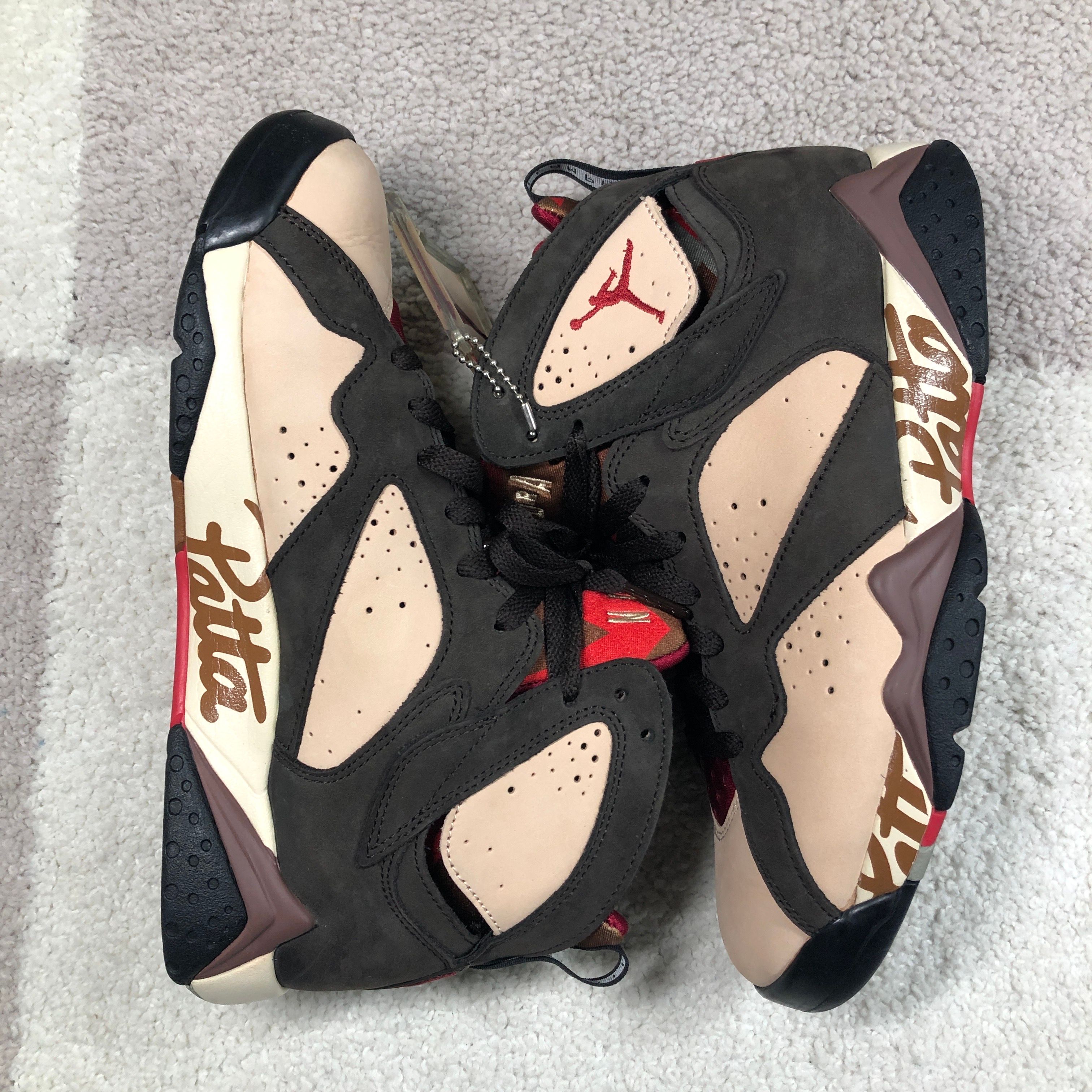 Patta × Nike Air Jordan 7 OG "Brown"