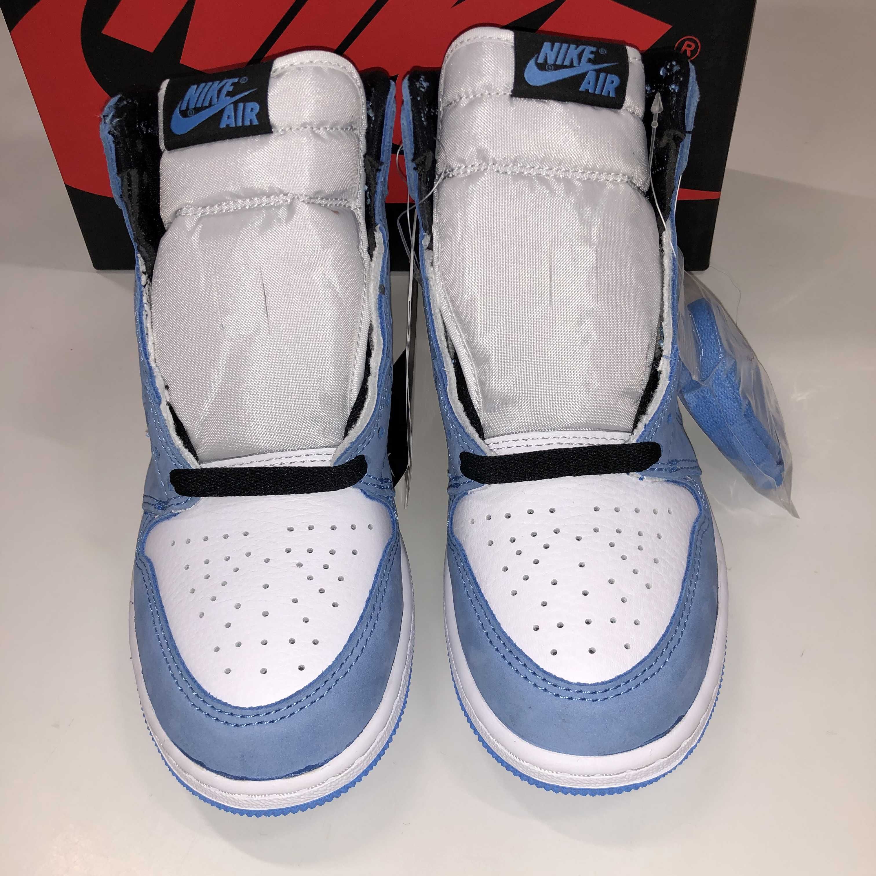 Nike GS Air Jordan 1 High "White/University Blue/Black"   