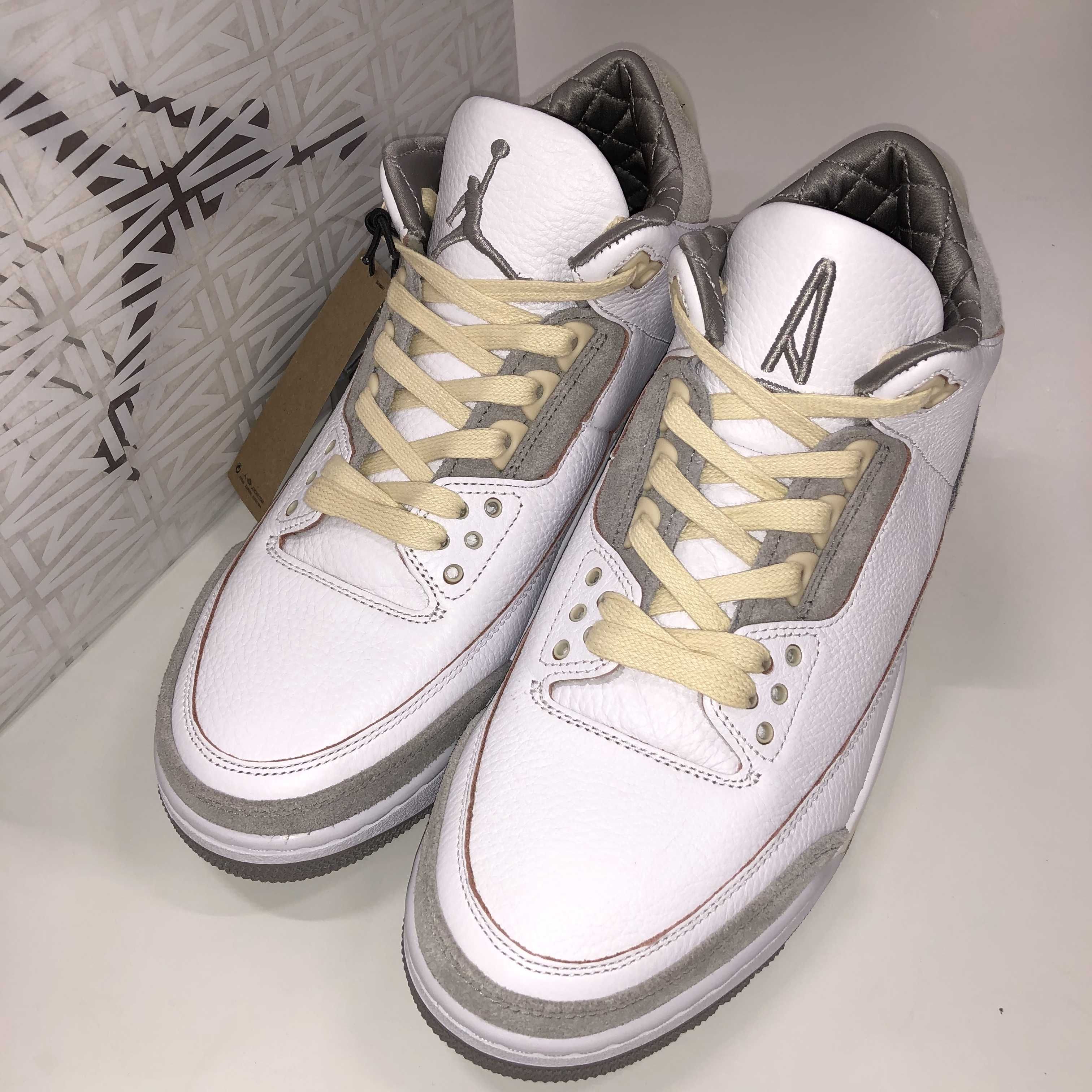 A Ma Maniere × Nike Women's Air Jordan 3 Retro SP "White/Medium Grey Violet Ore"