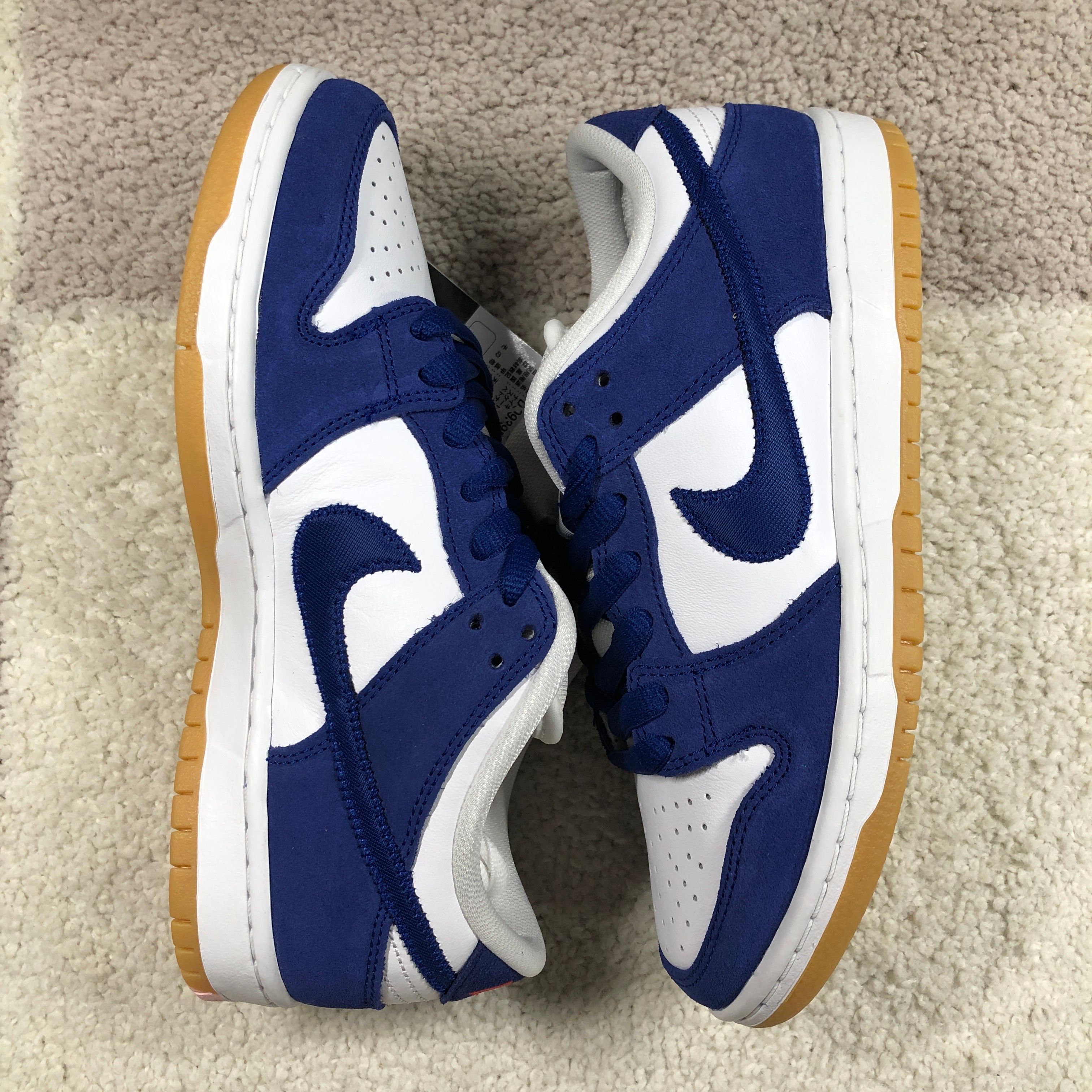 Nike SB Dunk Low "Los Angeles Dodgers/Deep Royal Blue"