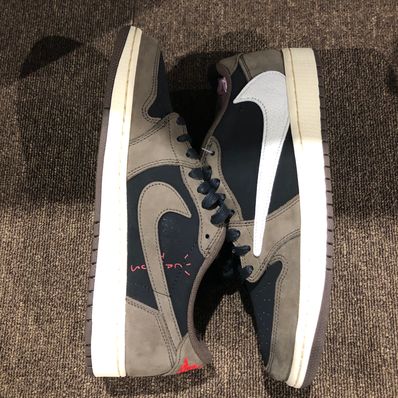 Travis Scott × Nike Air Jordan 1 Low OG SP-T "Black/Dark Mocha"