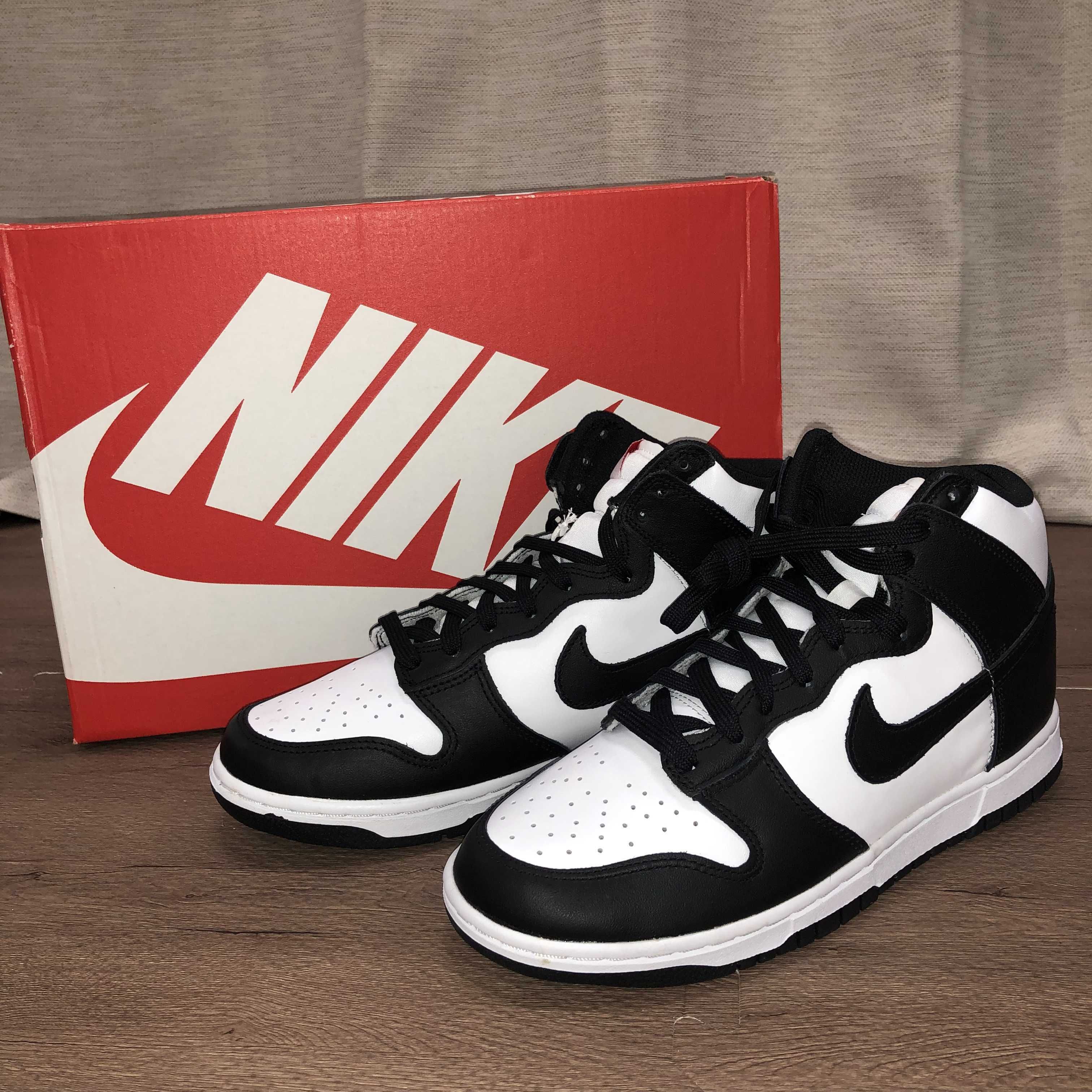 Nike Women's Dunk High "Black and White"