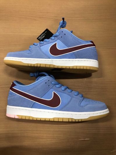 Nike SB Dunk Low Pro "Philadelphia Phillies/Valor Blue and Team Maroon"