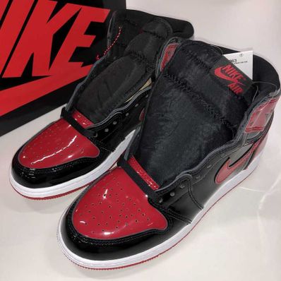 Nike GS Air Jordan 1 High OG "Patent Bred"