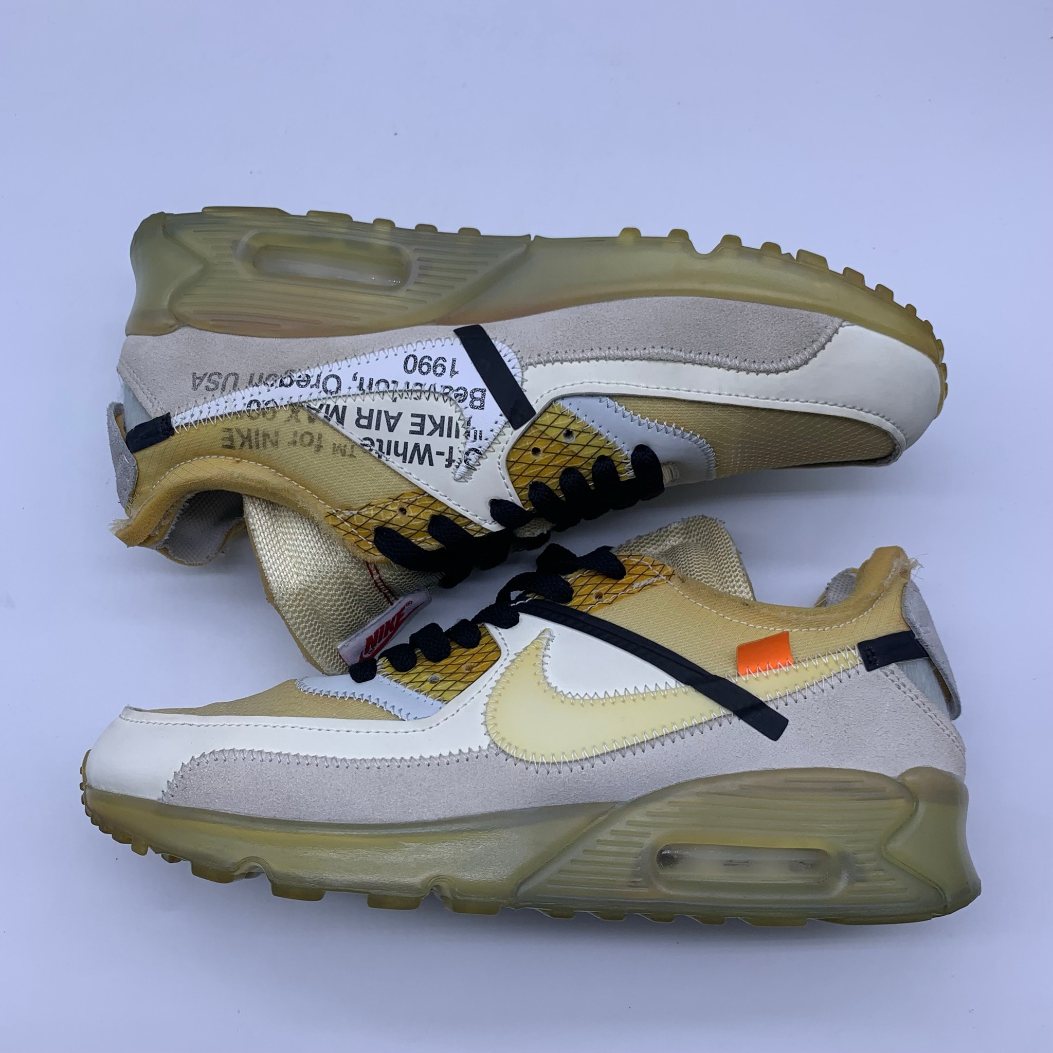 Off-White × Nike Air Max 90 "The 10/Sail"