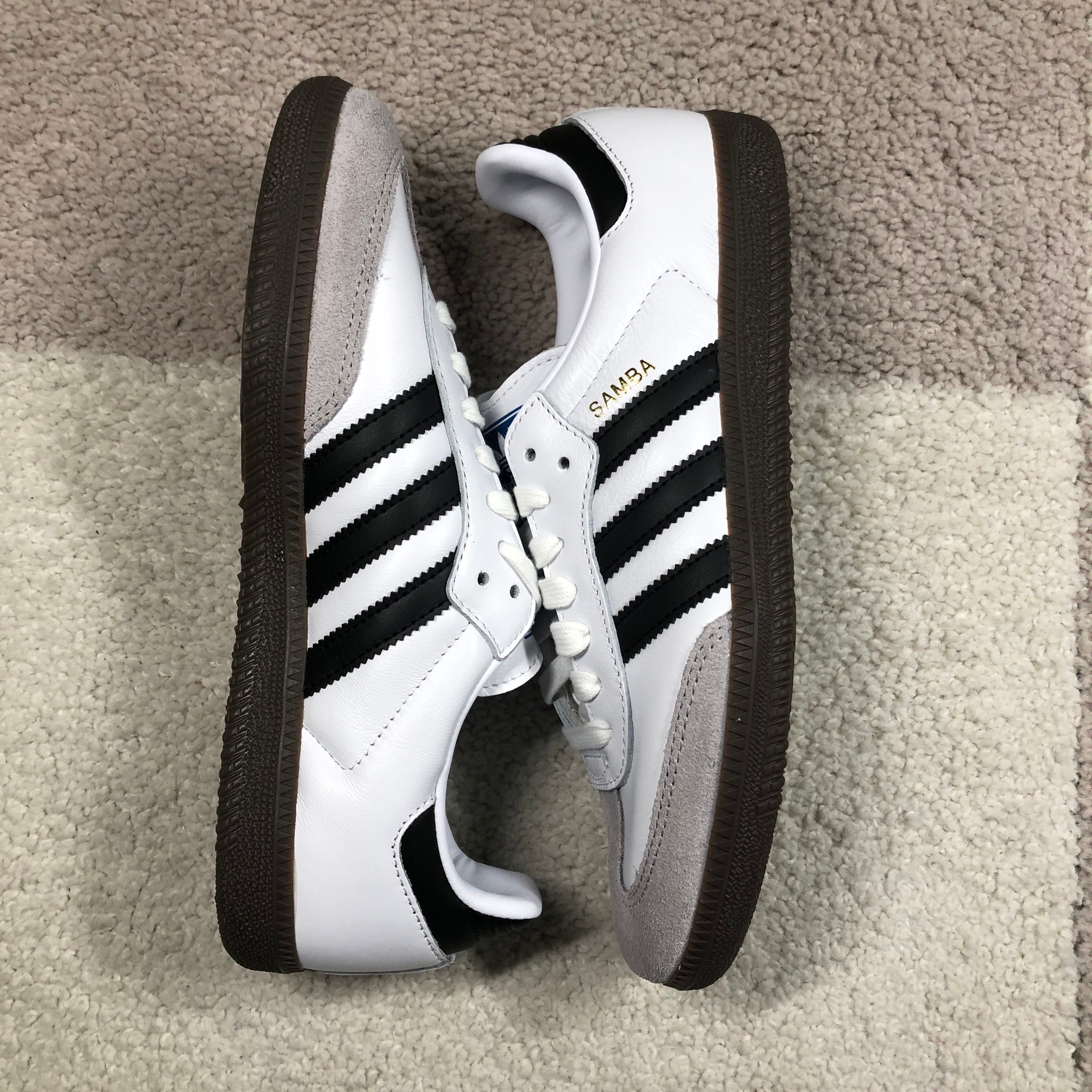 adidas Samba OG "Cloud White/Core Black/Clear Granite"