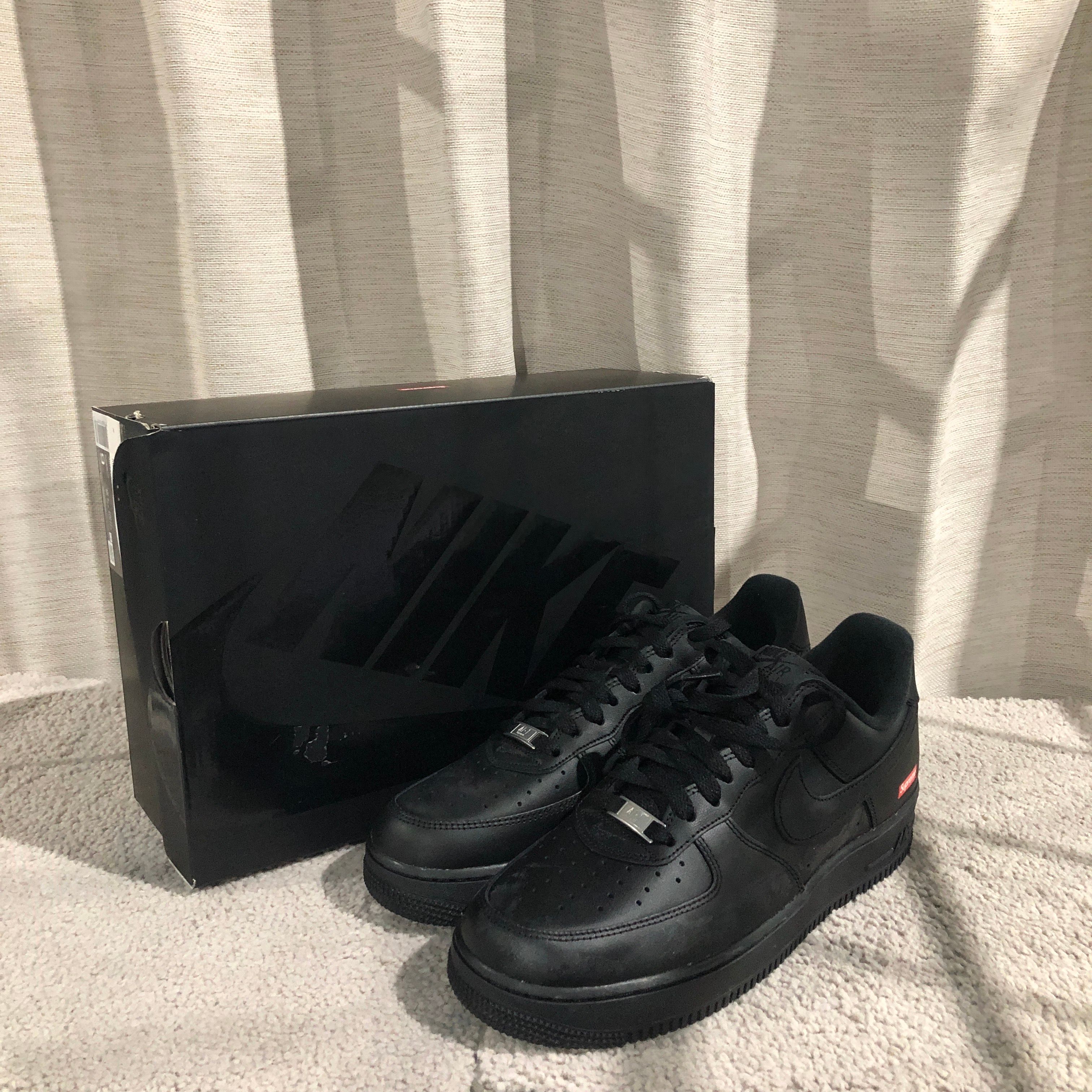 Supreme × Nike Air Force 1 Low "Black"