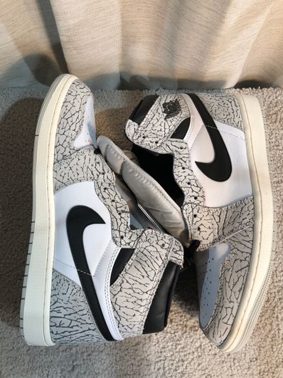 Nike Air Jordan 1 High OG "White Cement/Safari"