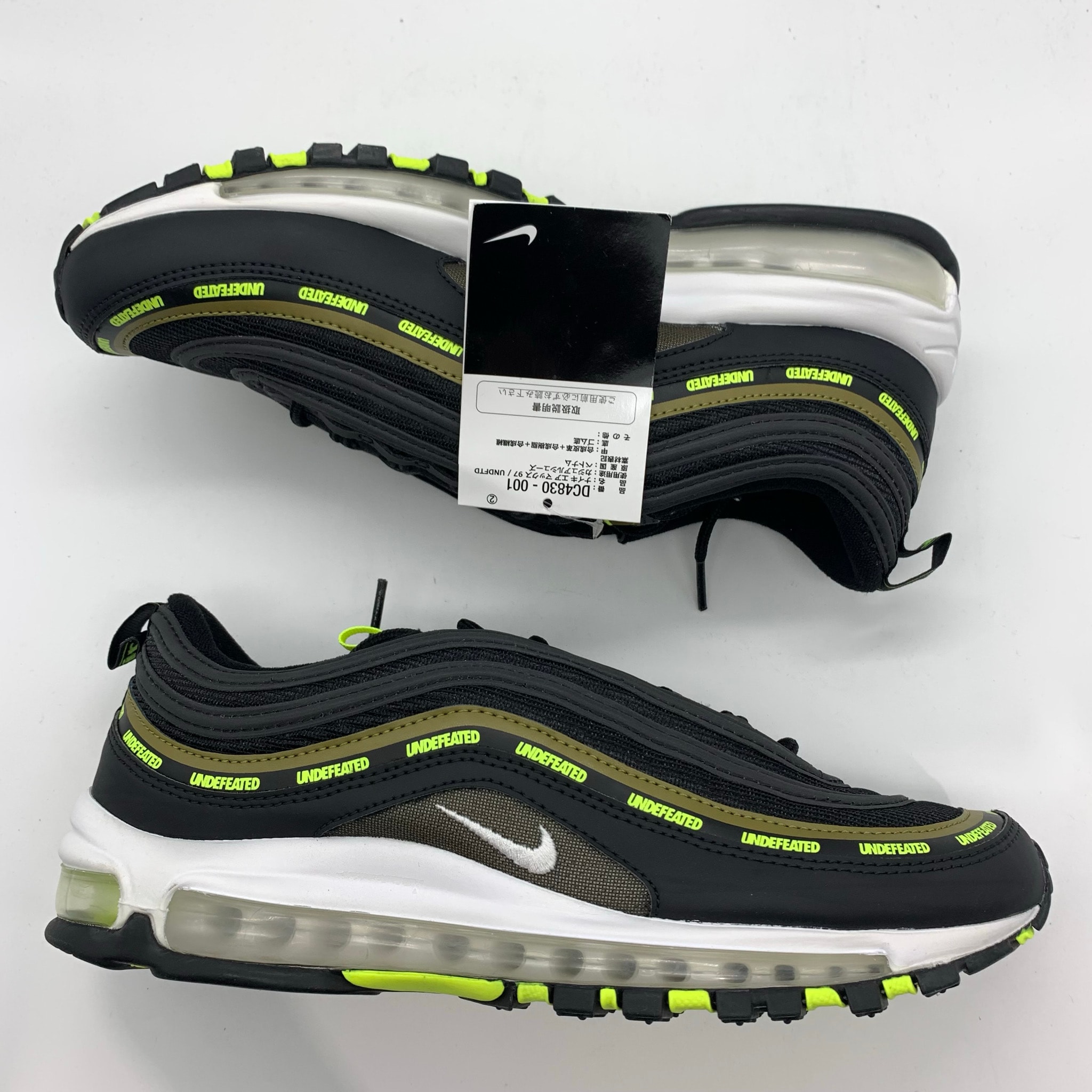 UNDEFEATED × Nike Air Max 97 "Black"
