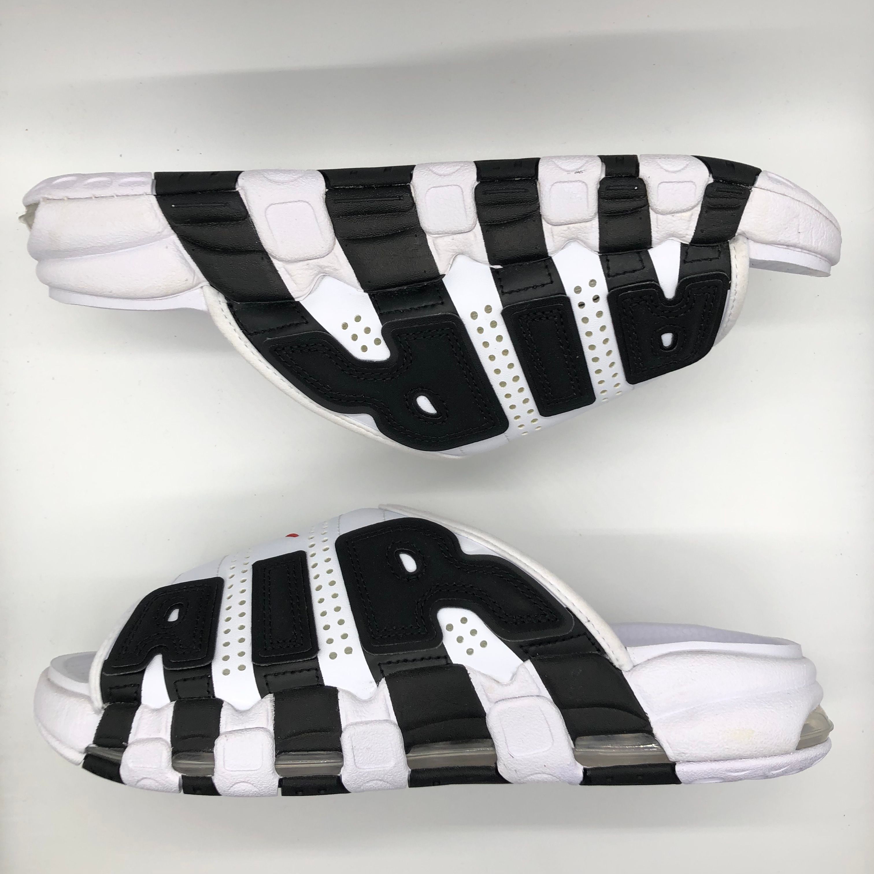 Nike Air More Uptempo Slide "White and Black"