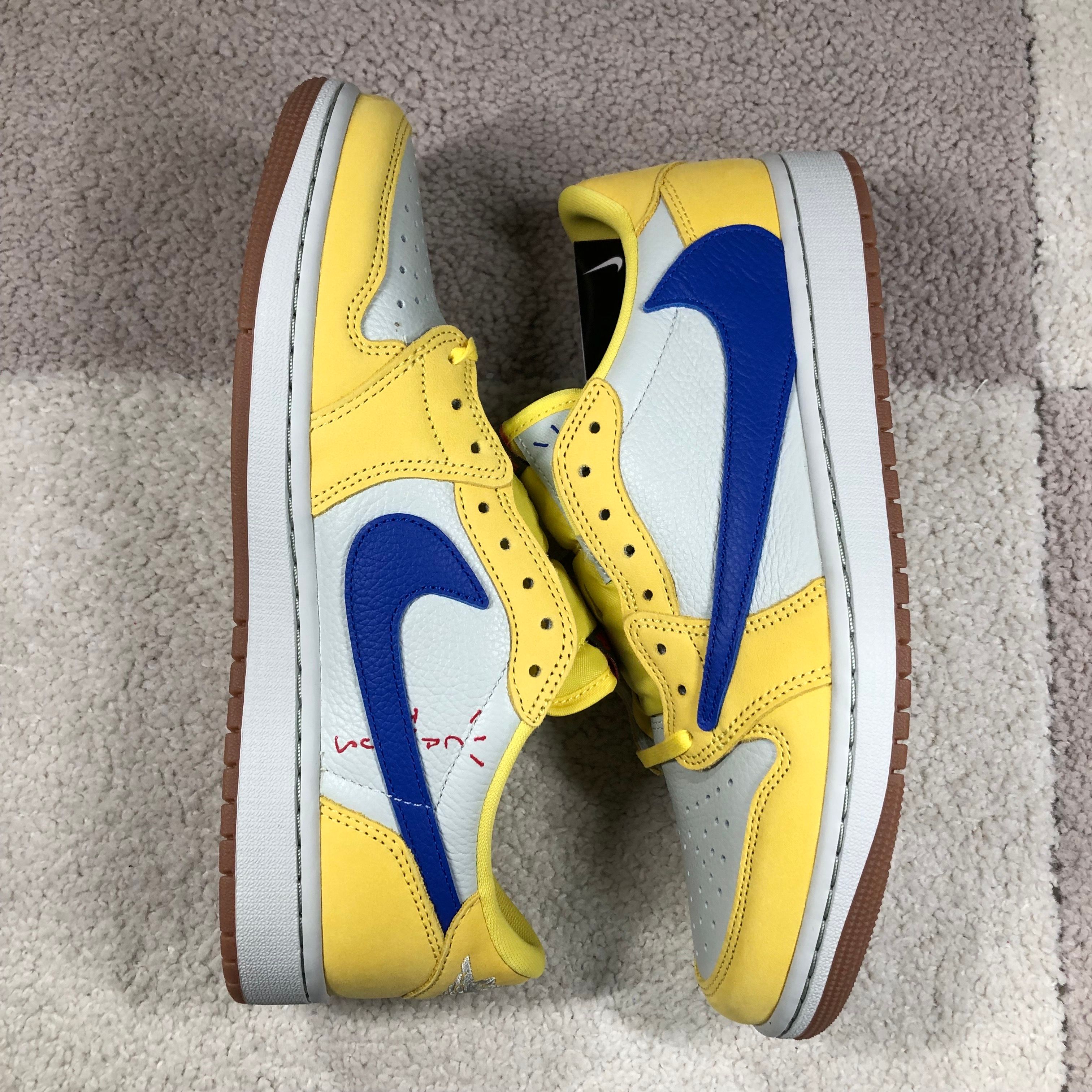 Travis Scott × Nike Women's Air Jordan 1 Retro Low OG "Canary"