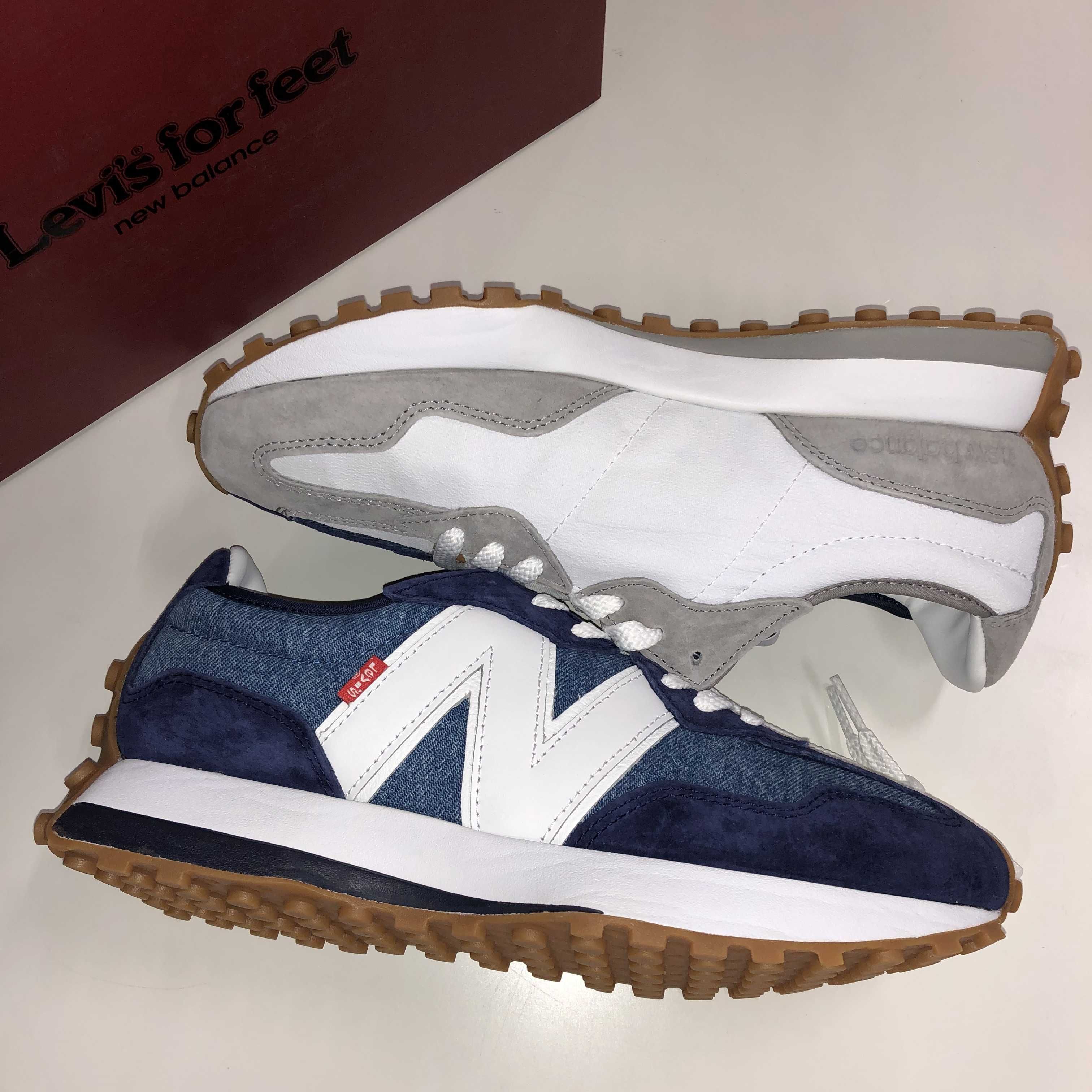 Levi's × New Balance 327 "Navy/White"