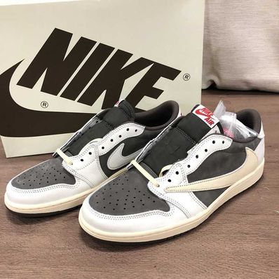 Travis Scott × Nike Air Jordan 1 Low OG SP "Reverse Mocha/Sail and Ridgerock"