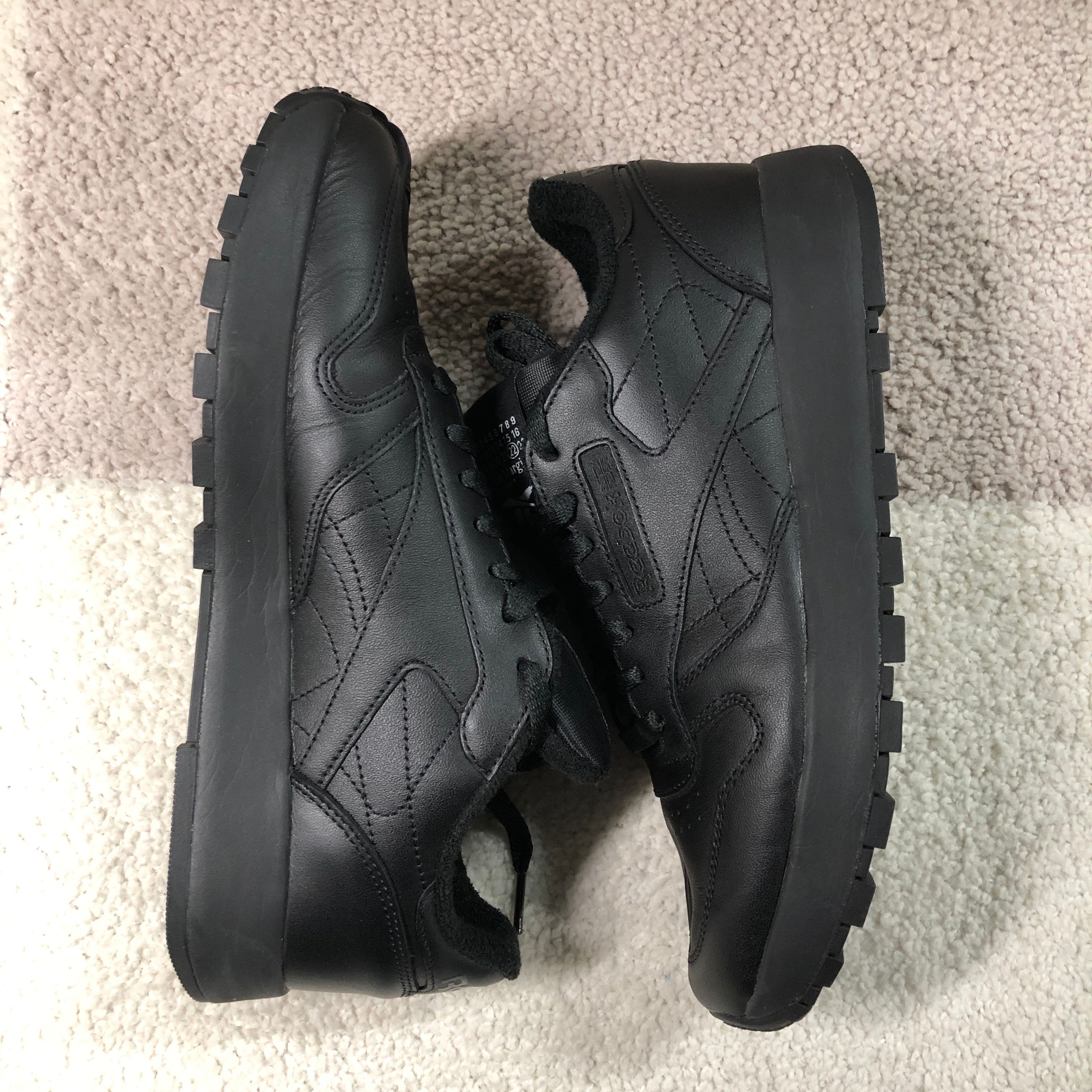 Maison Margiela × Reebok Classic Leather Tabi "Black"   