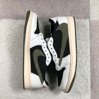 Travis Scott × Nike Women's Air Jordan 1 Low OG "Medium Olive"