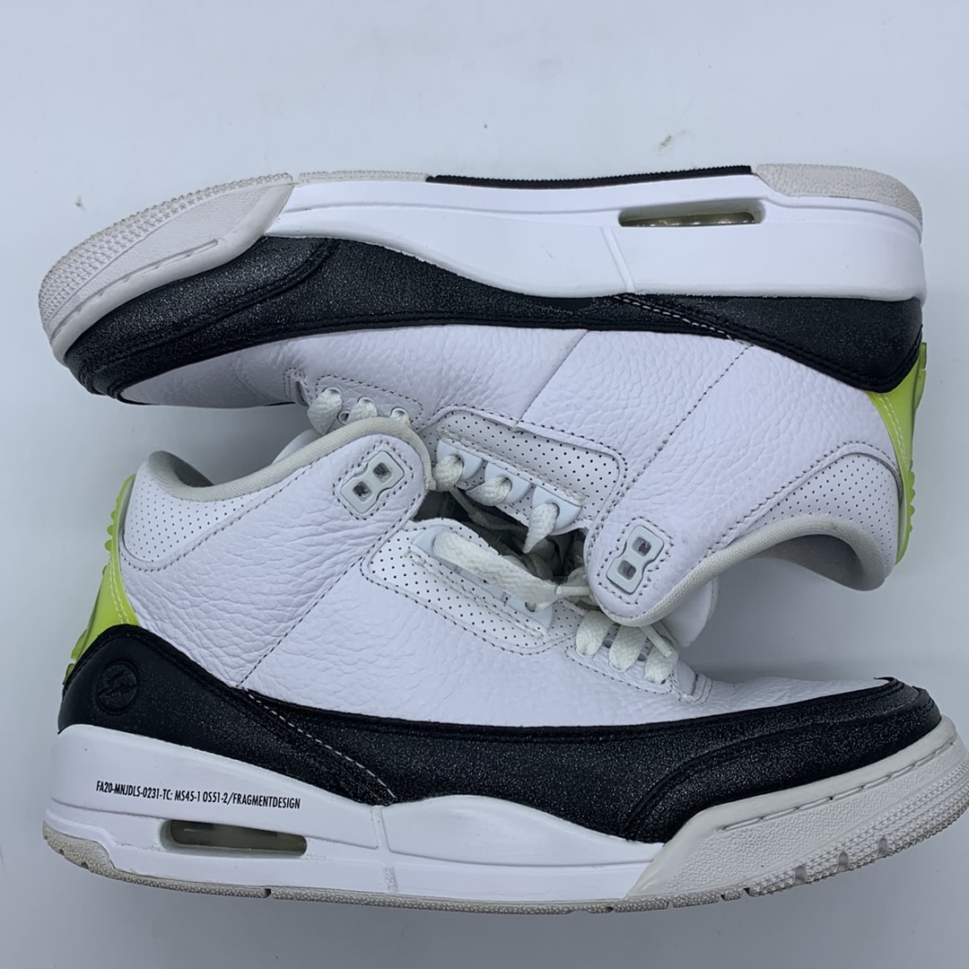 Fragment × Nike Air Jordan 3 "White/Black"