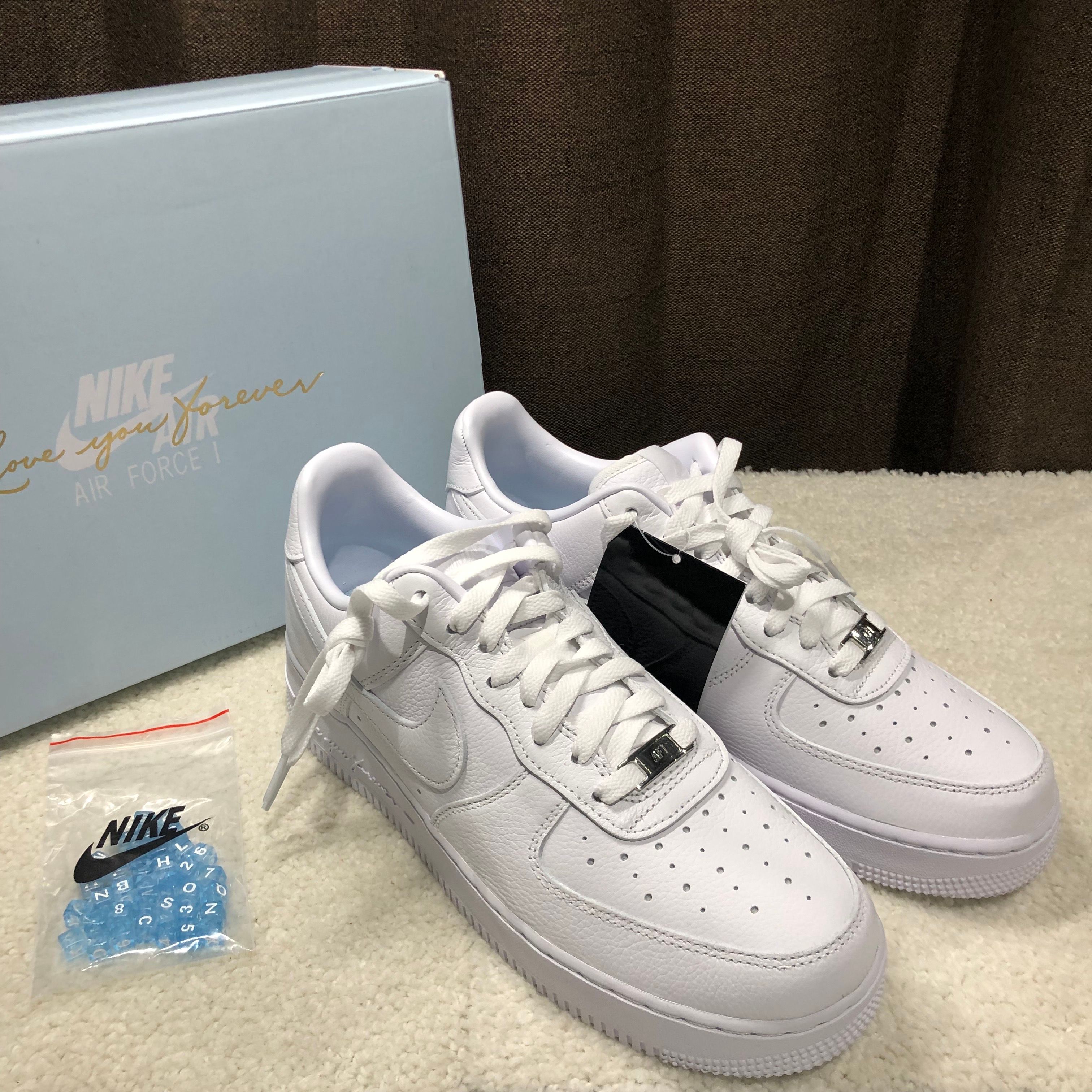 Drake NOCTA × Nike Air Force 1 Low "Love You Forver/White"