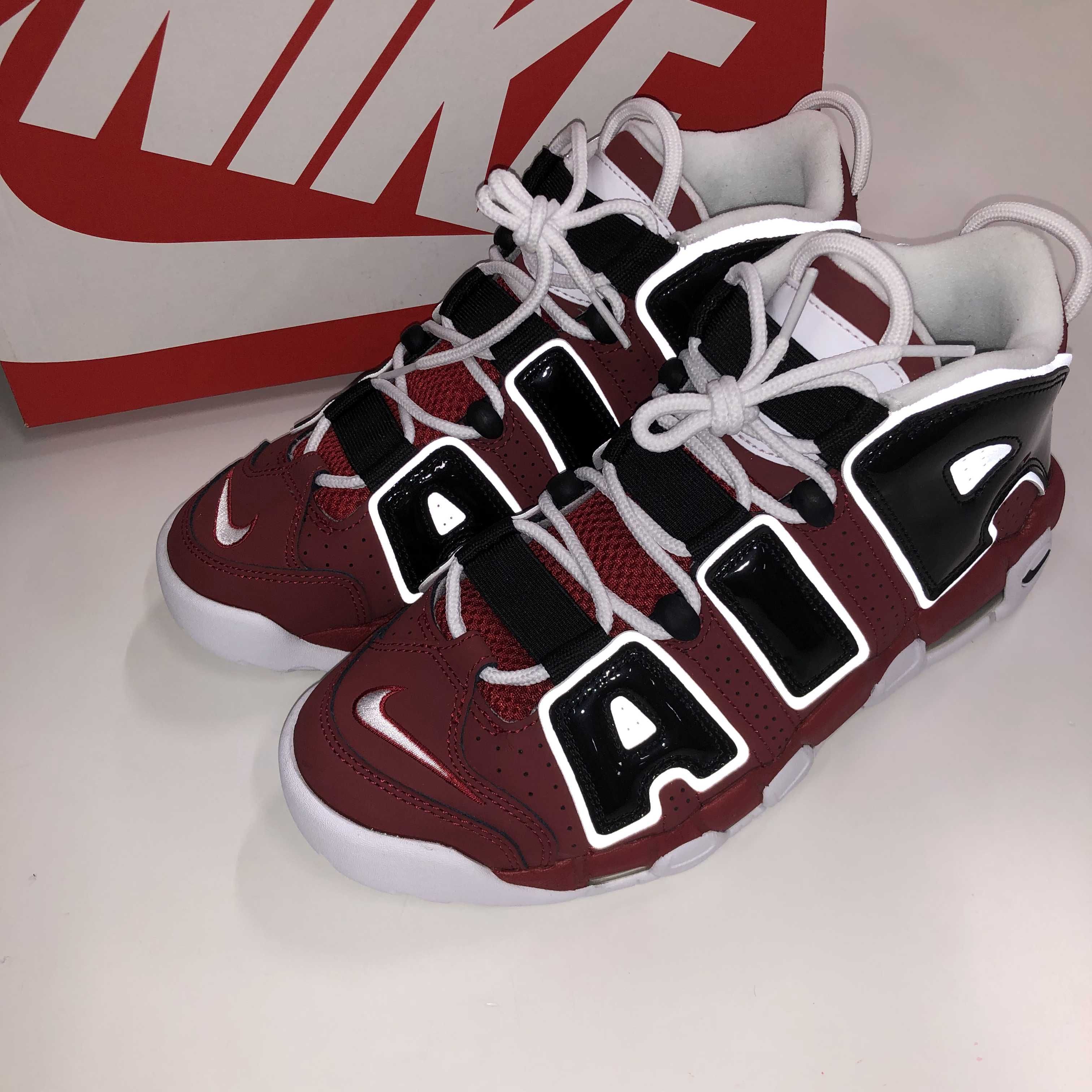 Nike Air More Uptempo ’96 "Black and Varsity Red" (2021) 