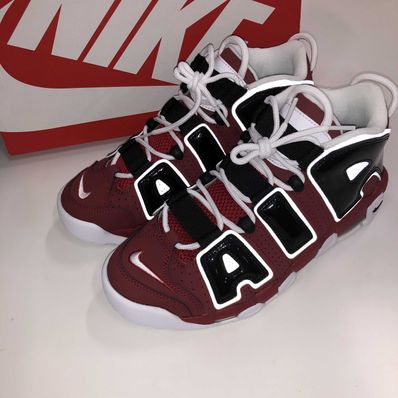 Nike Air More Uptempo ’96 "Black and Varsity Red" (2021)