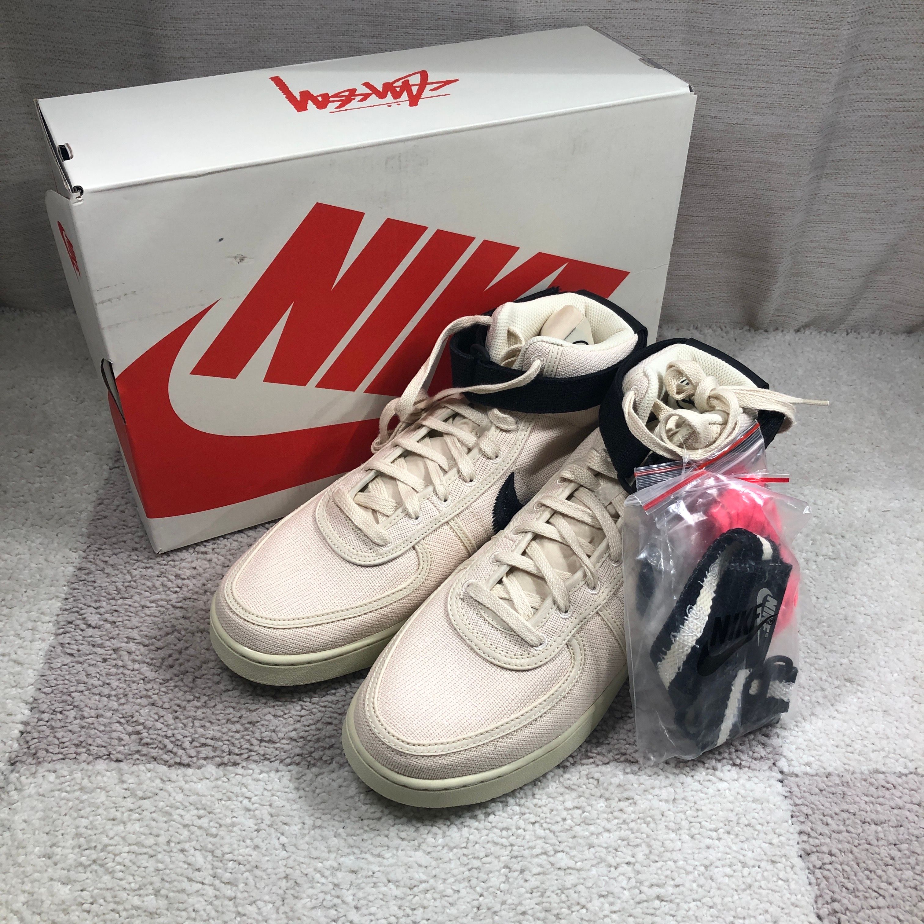 Stussy × Nike Vandal High "Fossil"