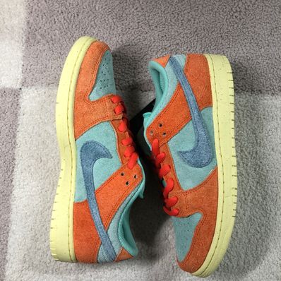 Nike SB Dunk Low Pro PRM "Orange and Emerald Rise"