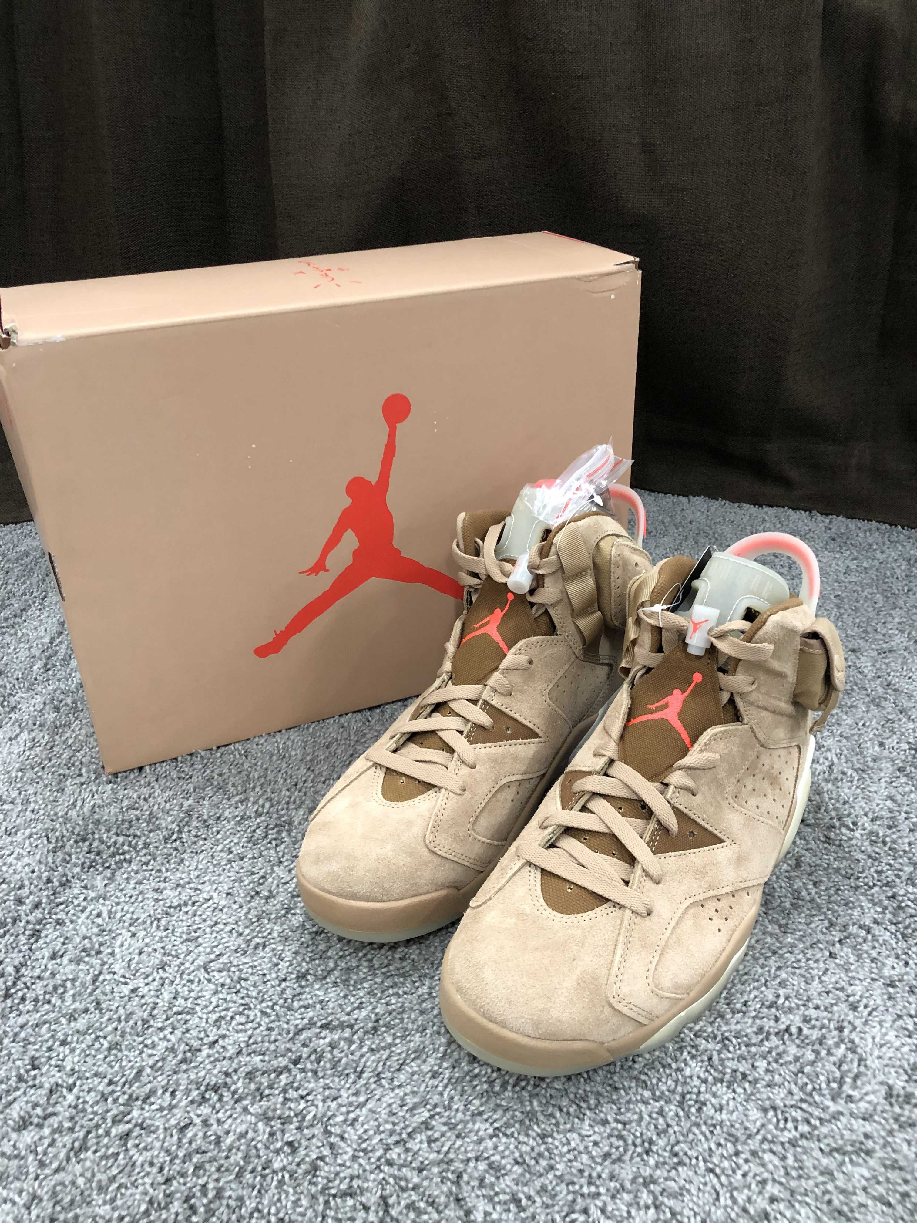 Travis Scott × Nike Air Jordan 6 "British Khaki"