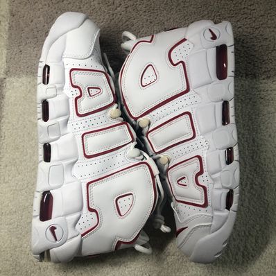 NIKE AIR MORE UPTEMPO "WHITE/VARSITY RED" (2021)