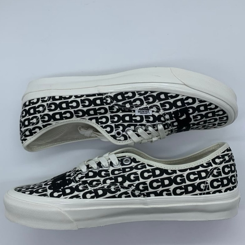 COMME des GARCONS × Vans Authentic LX "Black Heel Tab"