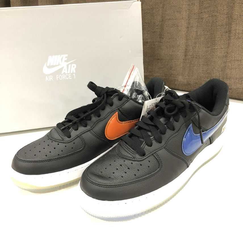 KITH × Nike Air Force 1 Low New York Knicks "Black/Brilliant Orange/Rush/Brilliant White"